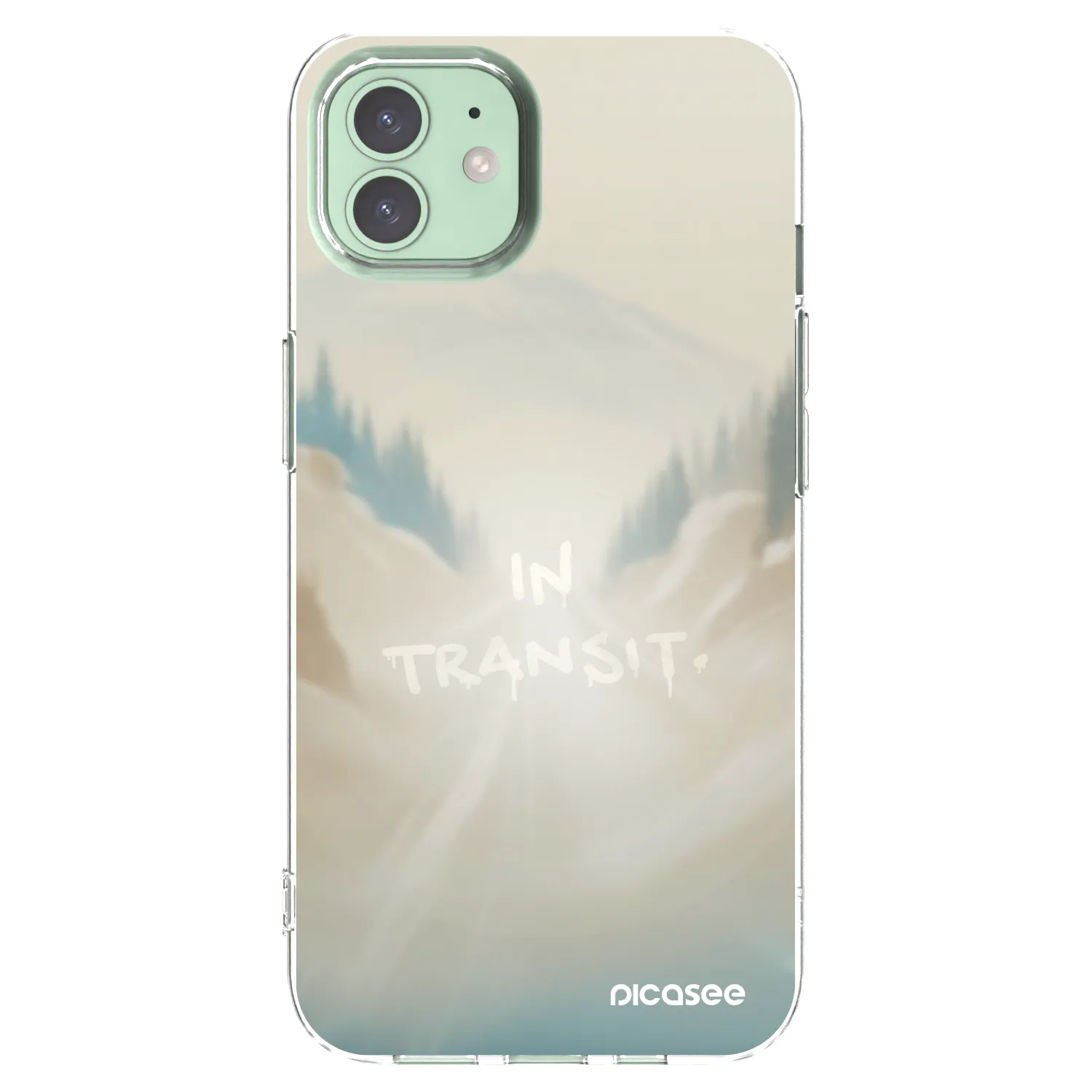 Picasee διαφανής θήκη σιλικόνης Apple iPhone 12 Pro - IN TRANSIT