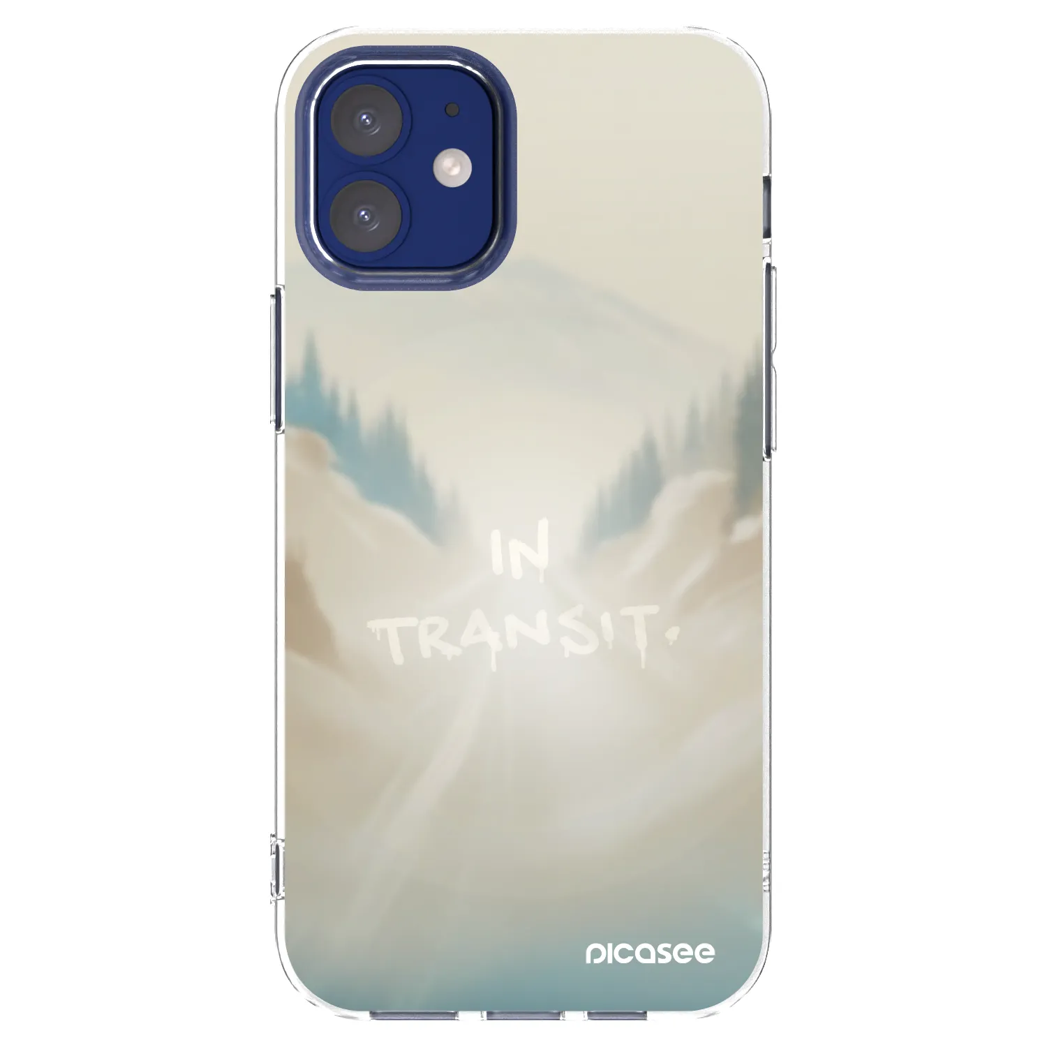 Picasee διαφανής θήκη σιλικόνης Apple iPhone 12 mini - IN TRANSIT