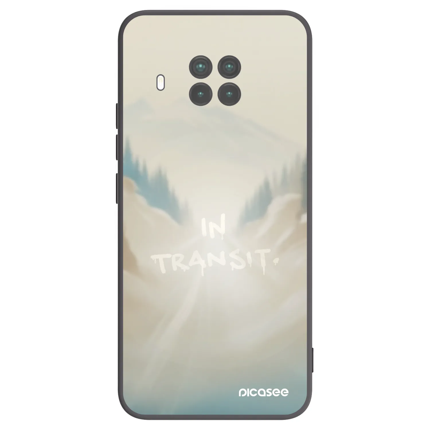 Picasee Μαύρη θήκη σιλικόνης για Xiaomi Mi 10T Lite - IN TRANSIT