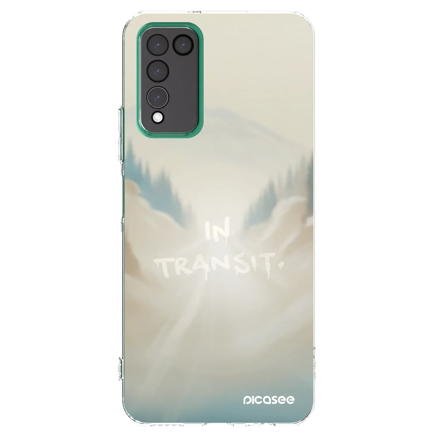 Picasee διαφανής θήκη σιλικόνης Honor 10X Lite - IN TRANSIT