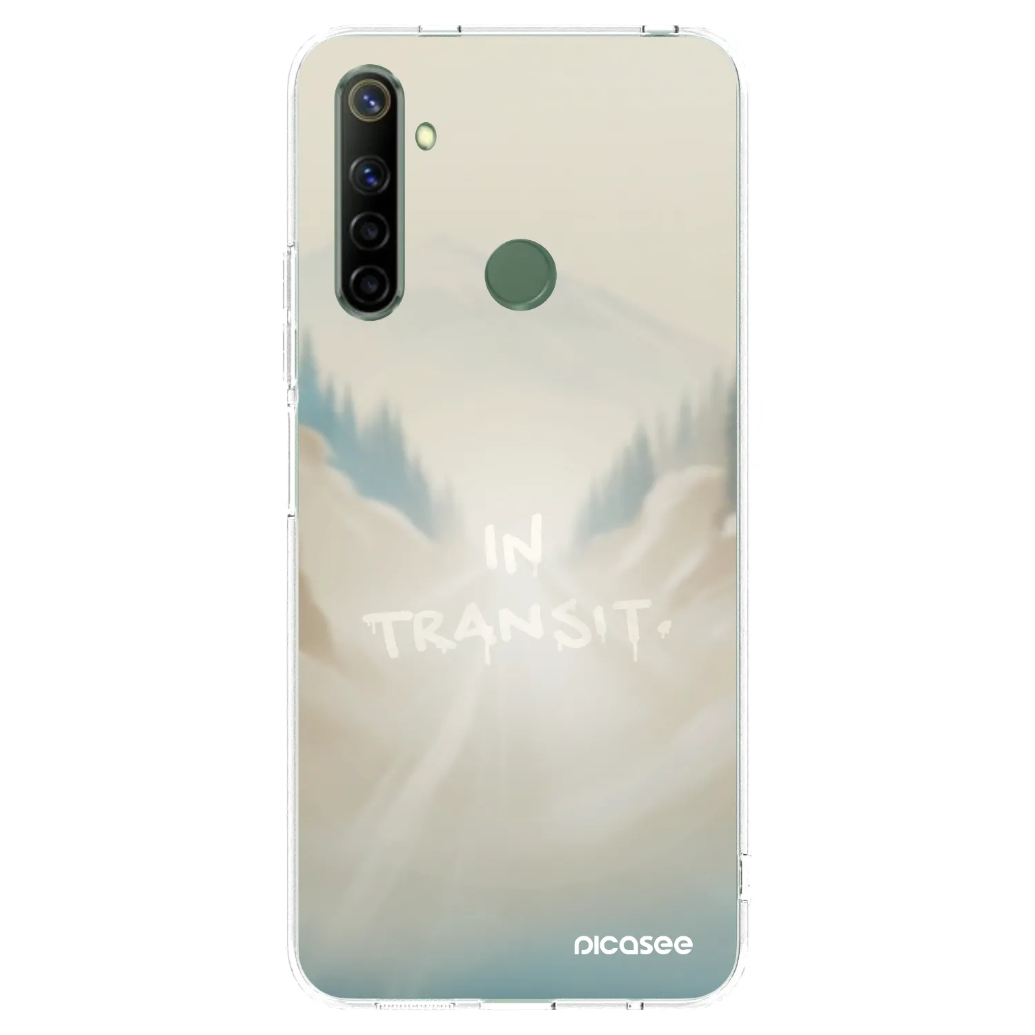 Picasee διαφανής θήκη σιλικόνης Realme 6i - IN TRANSIT