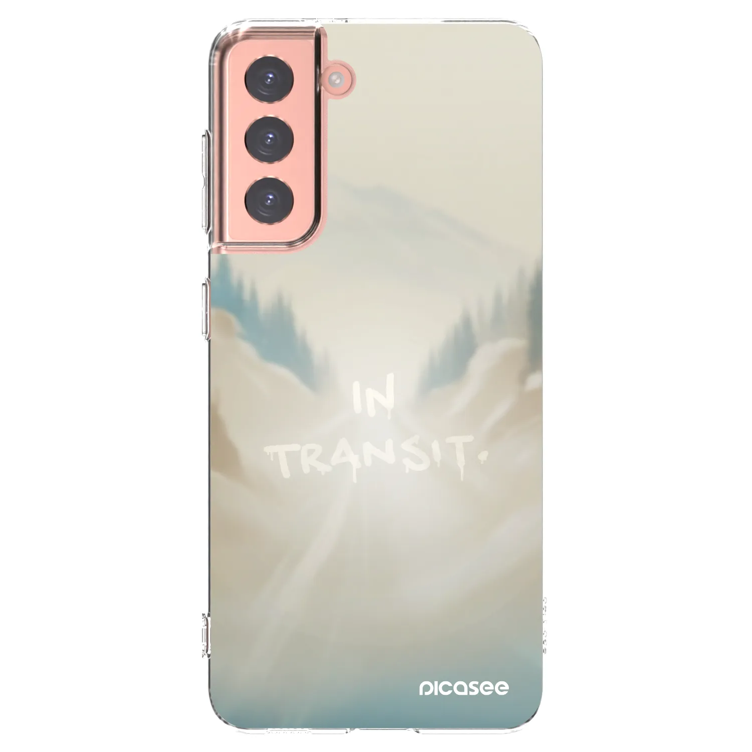 Picasee διαφανής θήκη σιλικόνης Samsung Galaxy S21 5G G991B - IN TRANSIT