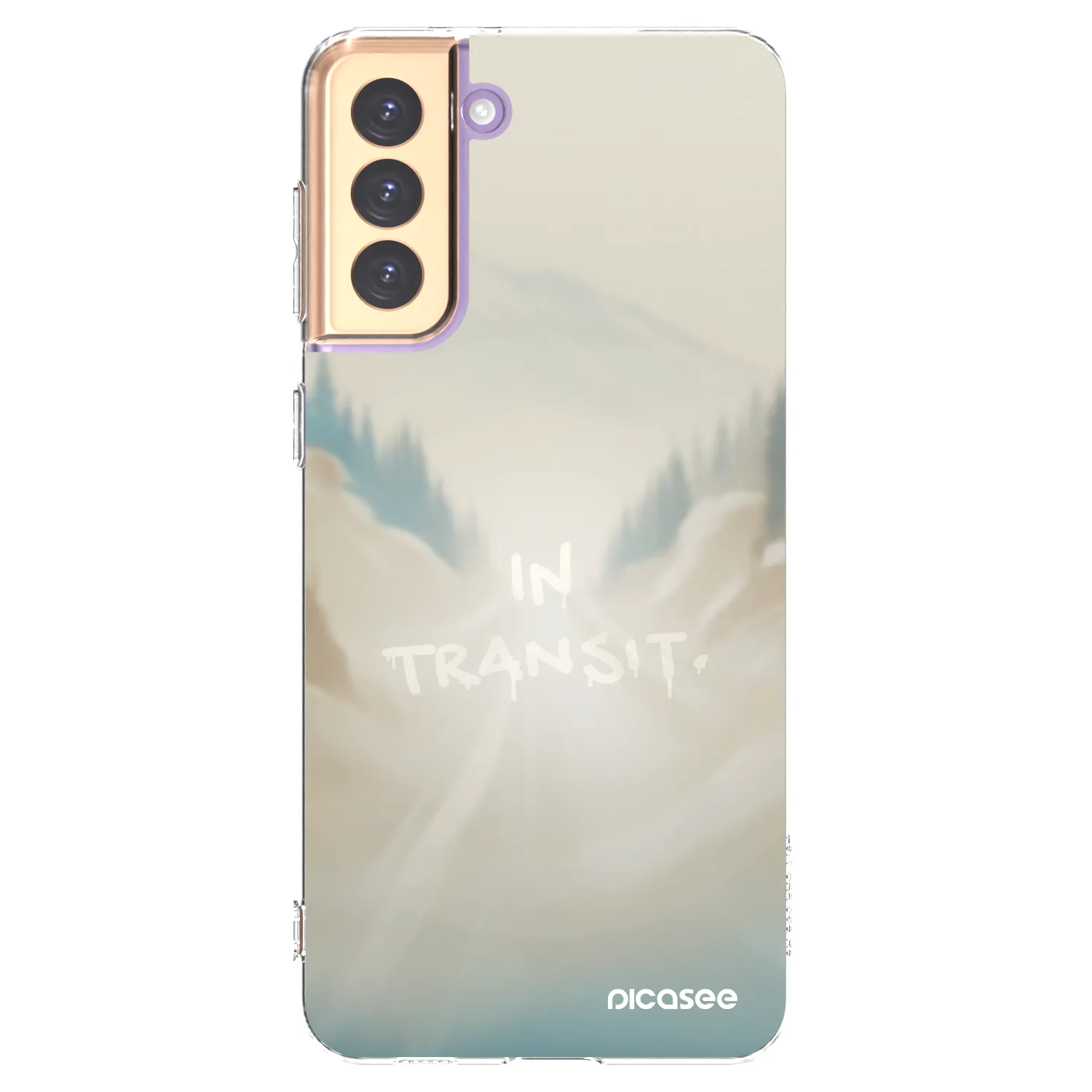Picasee διαφανής θήκη σιλικόνης Samsung Galaxy S21+ 5G G996F - IN TRANSIT