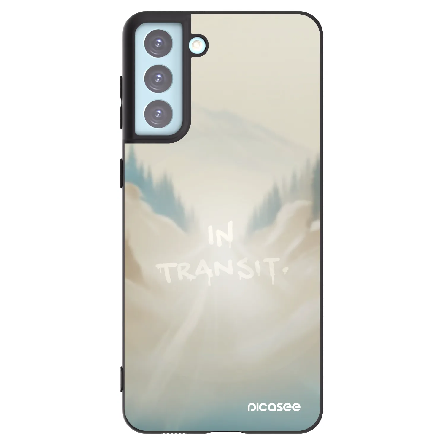 Picasee Μαύρη θήκη σιλικόνης για Samsung Galaxy S21+ 5G G996F - IN TRANSIT