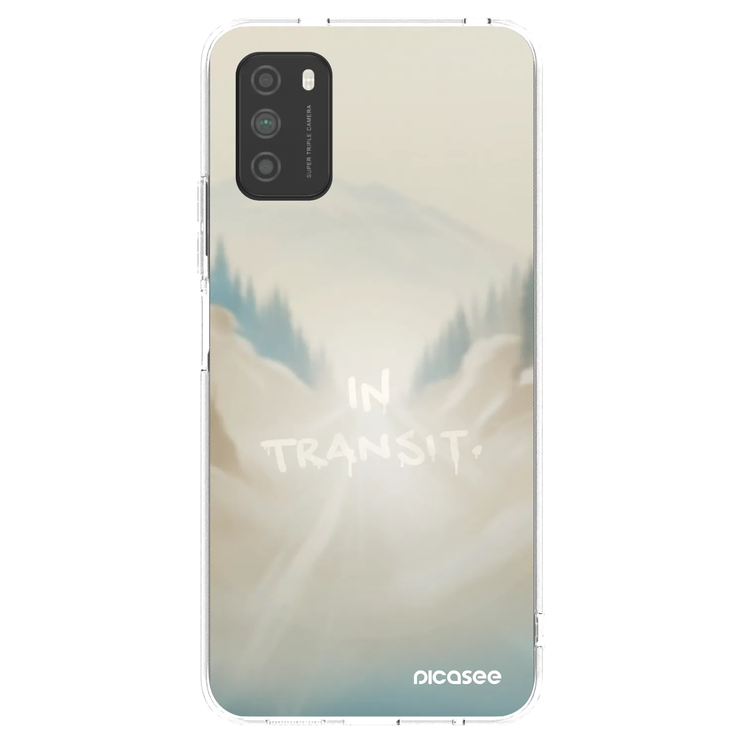 Picasee διαφανής θήκη σιλικόνης Xiaomi Poco M3 - IN TRANSIT