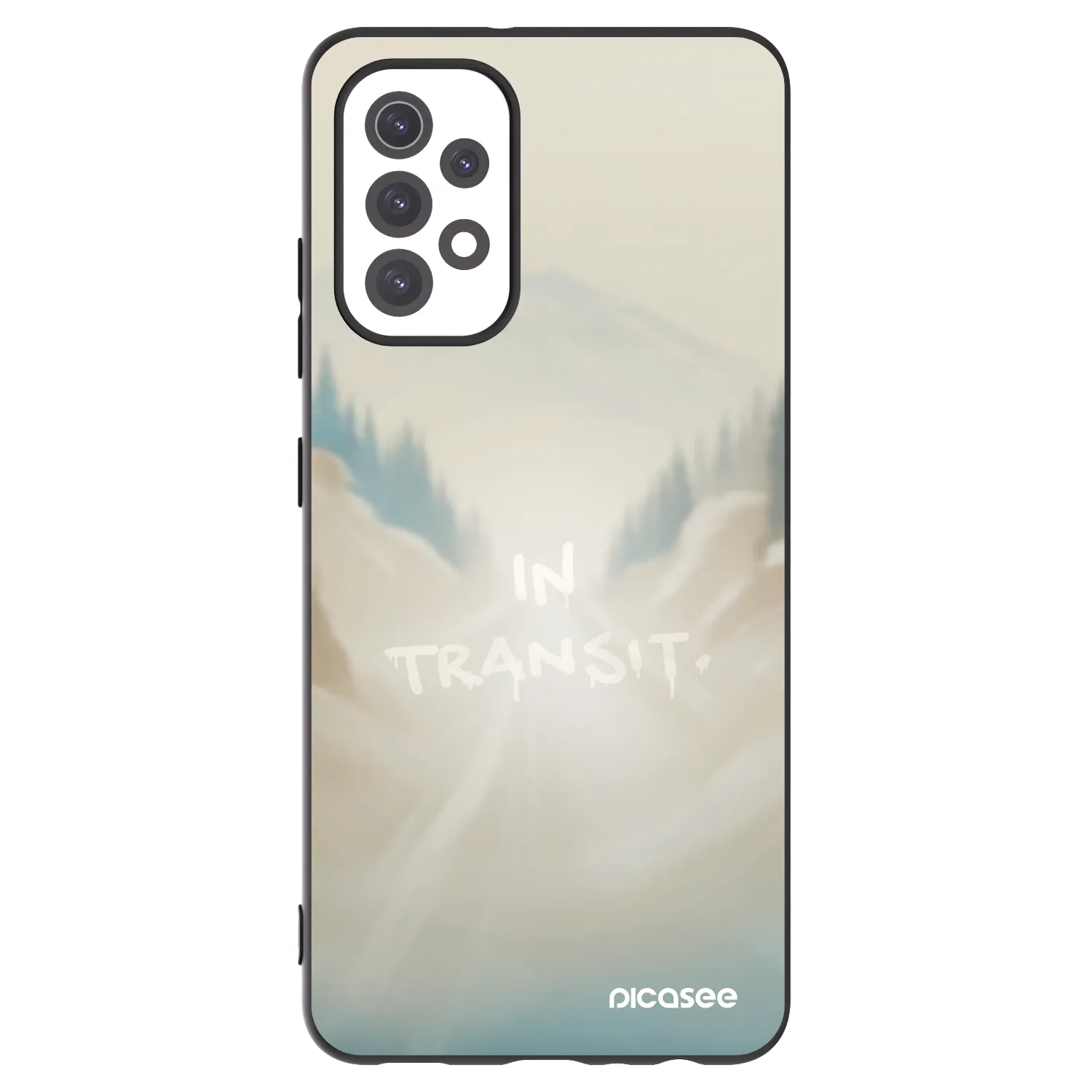 Picasee Μαύρη θήκη σιλικόνης για Samsung Galaxy A32 5G A326B - IN TRANSIT