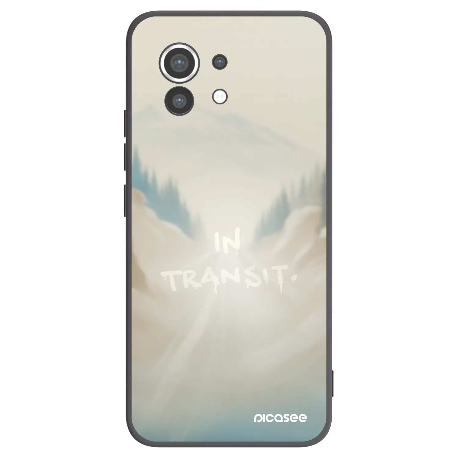 Picasee Μαύρη θήκη σιλικόνης για Xiaomi Mi 11 - IN TRANSIT