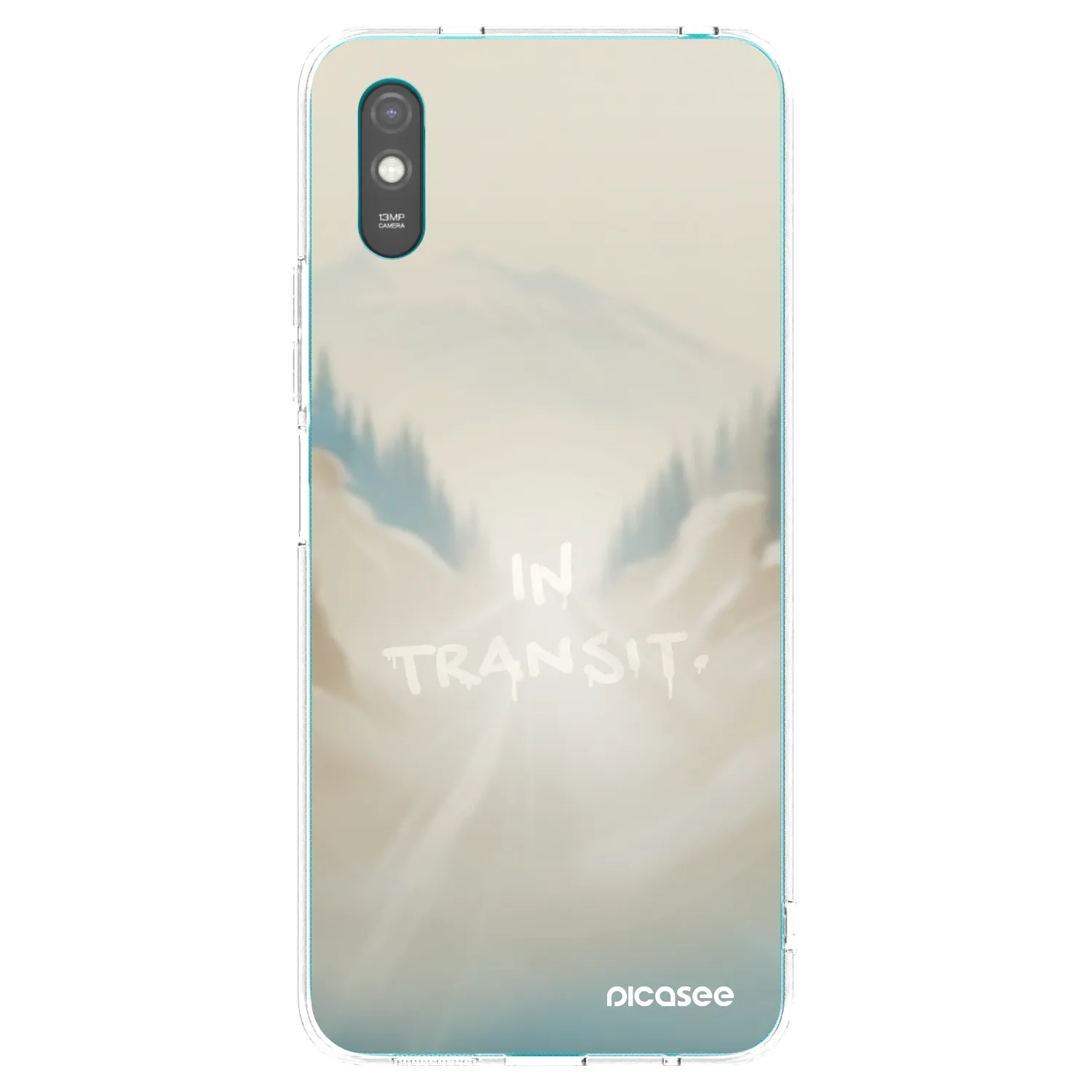 Picasee διαφανής θήκη σιλικόνης Xiaomi Redmi 9AT - IN TRANSIT