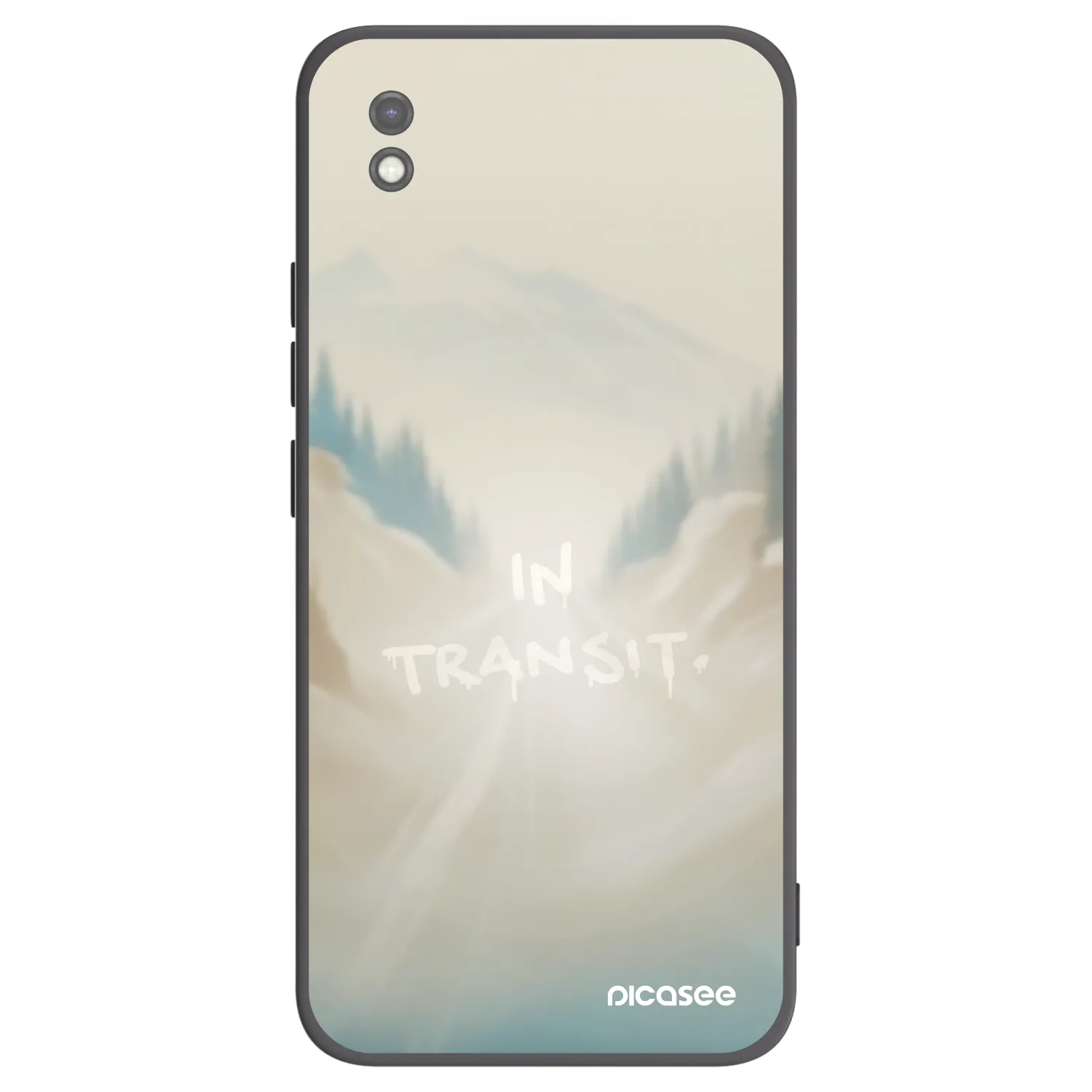 Picasee Μαύρη θήκη σιλικόνης για Xiaomi Redmi 9AT - IN TRANSIT