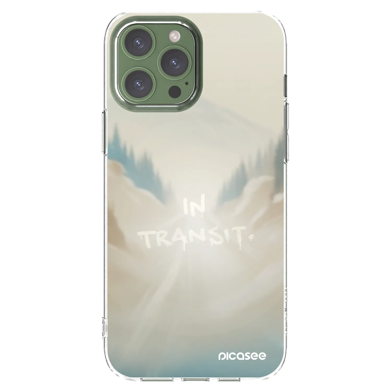 Picasee διαφανής θήκη σιλικόνης Apple iPhone 13 Pro Max - IN TRANSIT