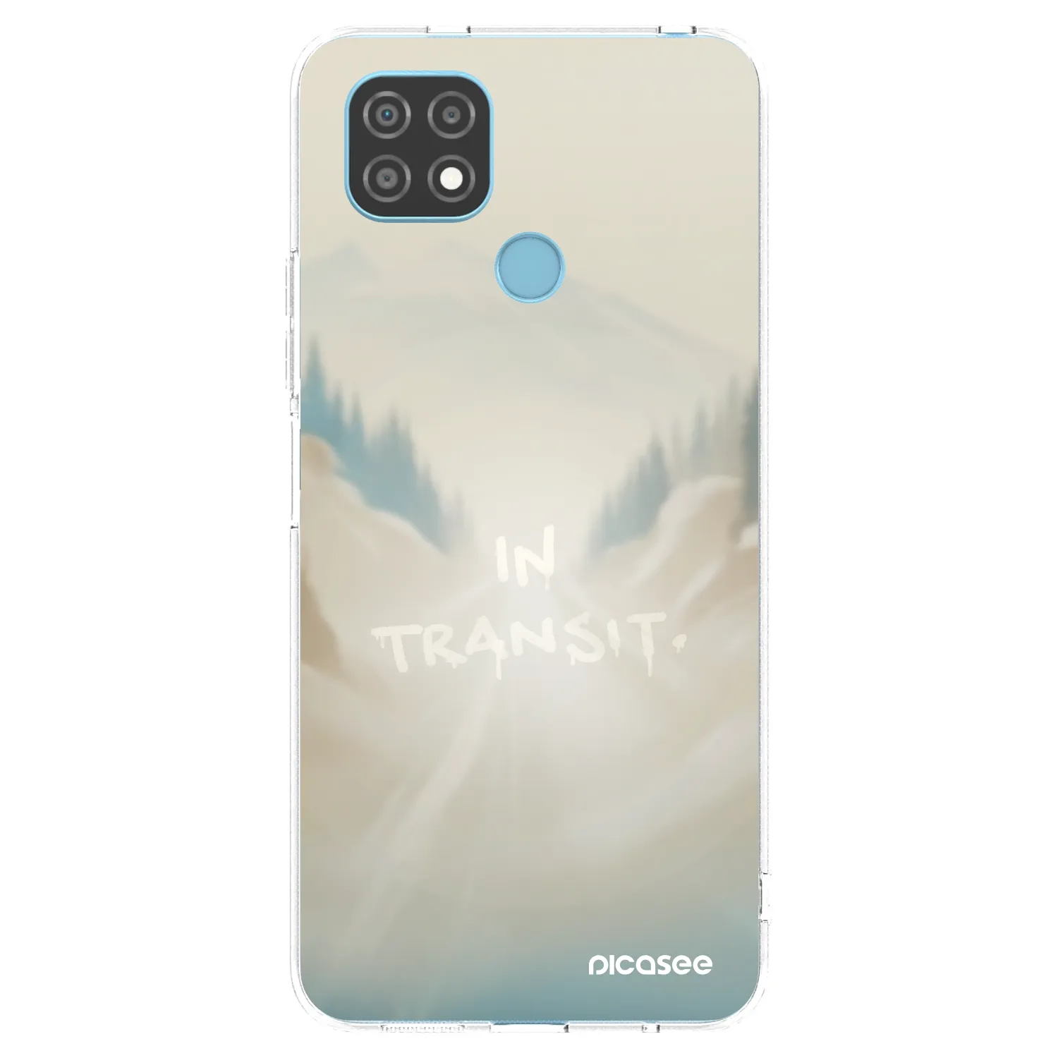 Picasee διαφανής θήκη σιλικόνης Realme C21 - IN TRANSIT