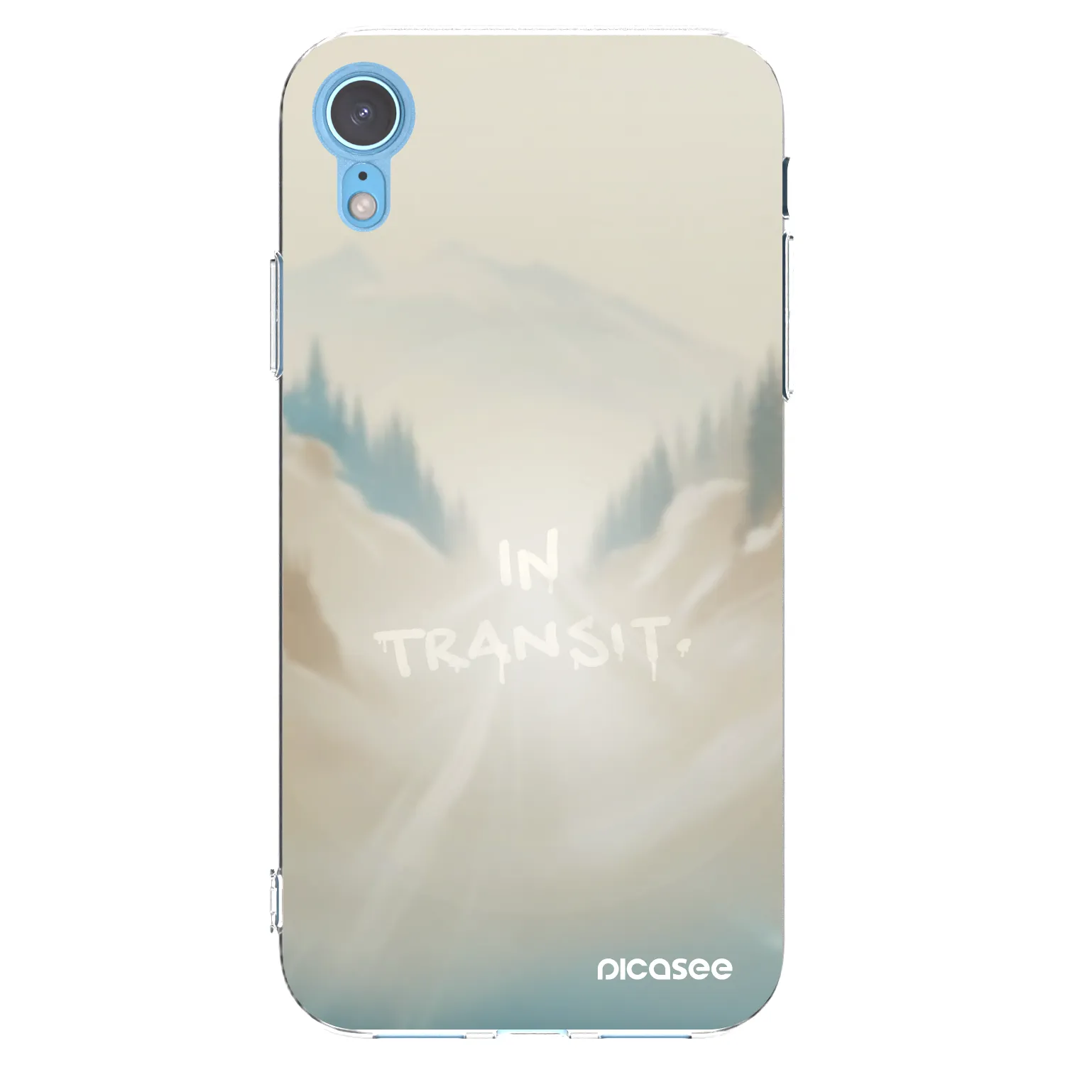 Picasee διαφανής θήκη σιλικόνης Apple iPhone XR - IN TRANSIT