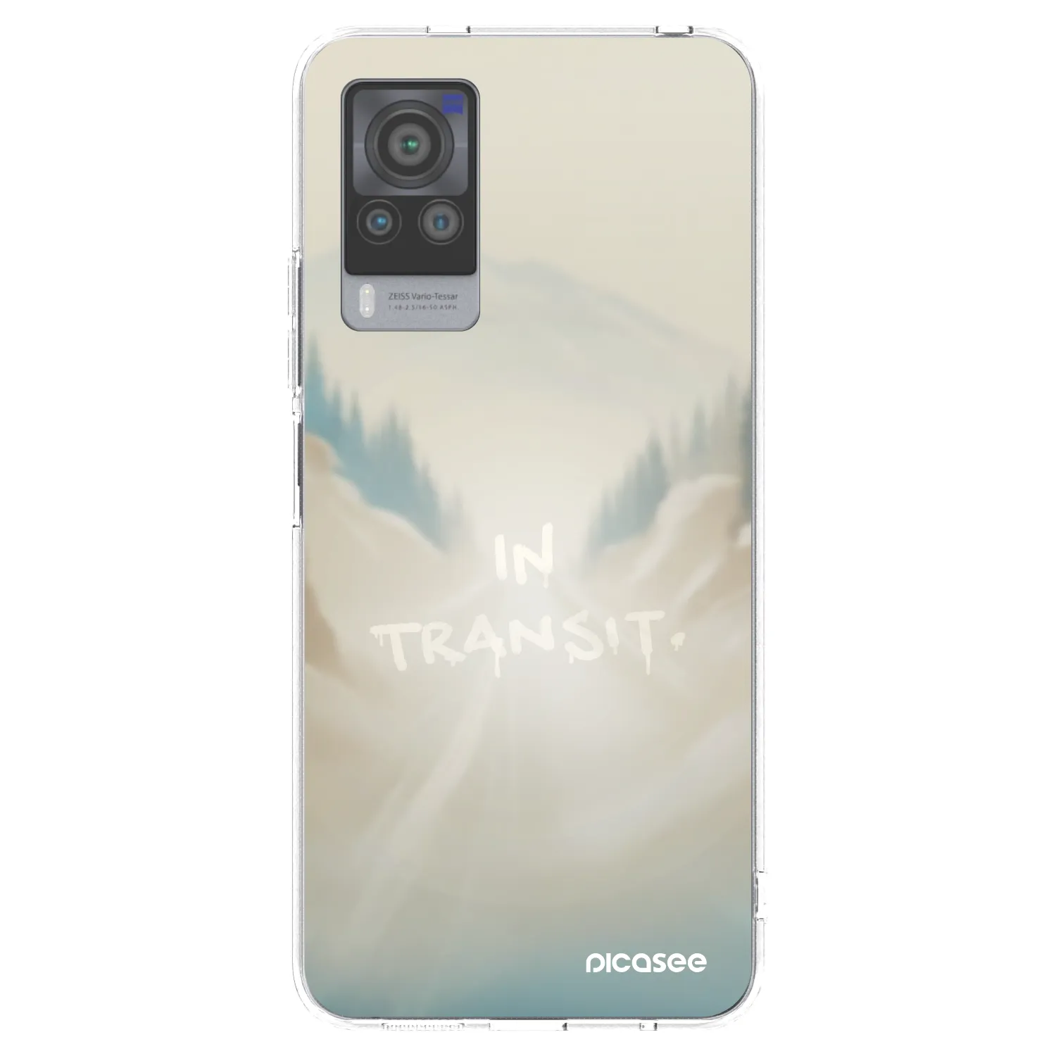 Picasee διαφανής θήκη σιλικόνης Vivo X60 Pro 5G - IN TRANSIT