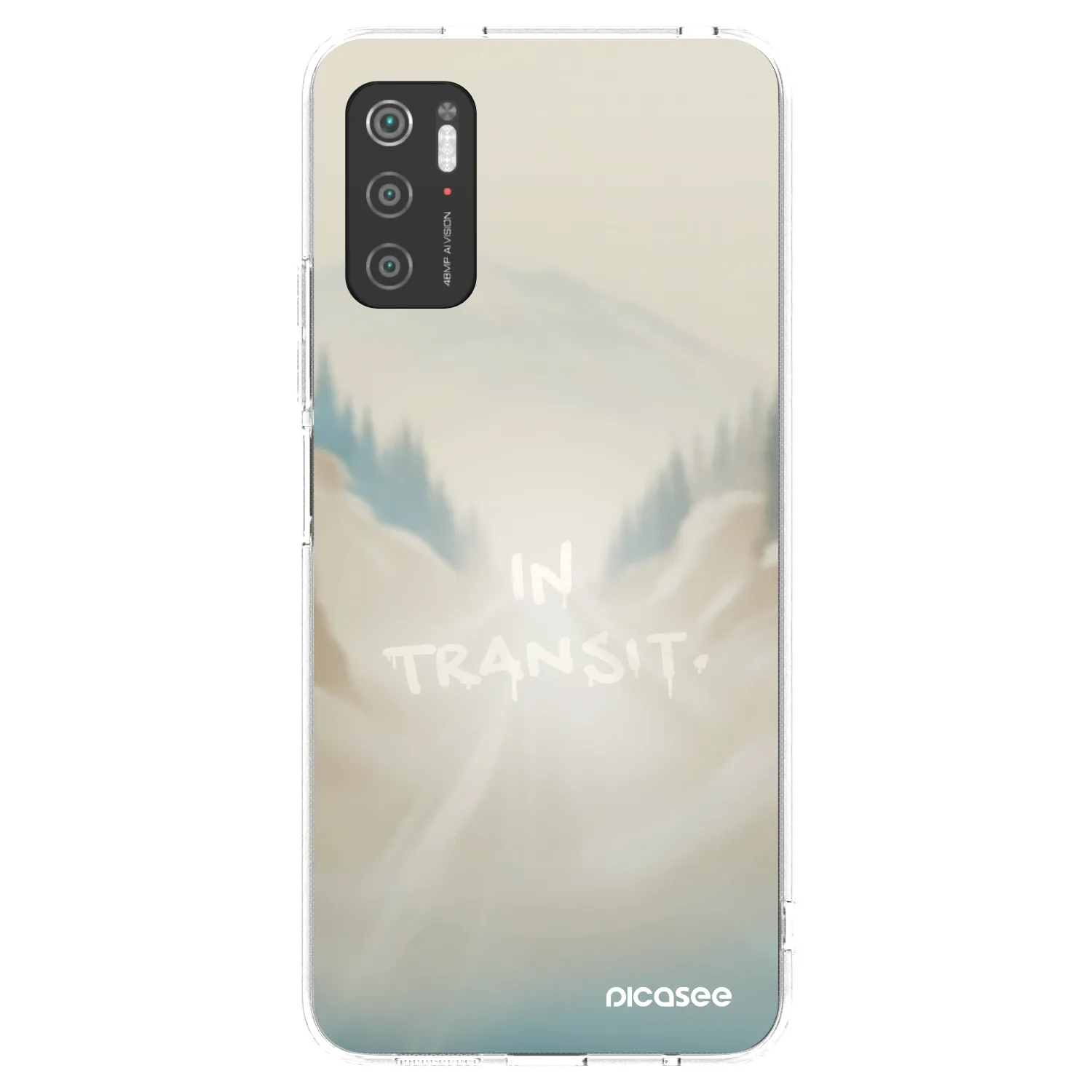 Picasee διαφανής θήκη σιλικόνης Xiaomi Poco M3 Pro 5G - IN TRANSIT