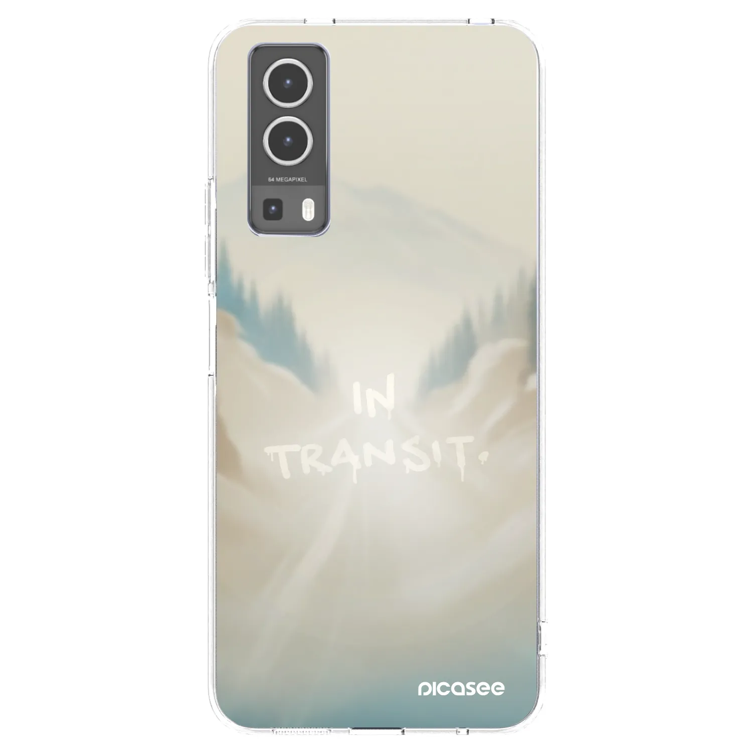 Picasee διαφανής θήκη σιλικόνης Vivo Y72 5G - IN TRANSIT
