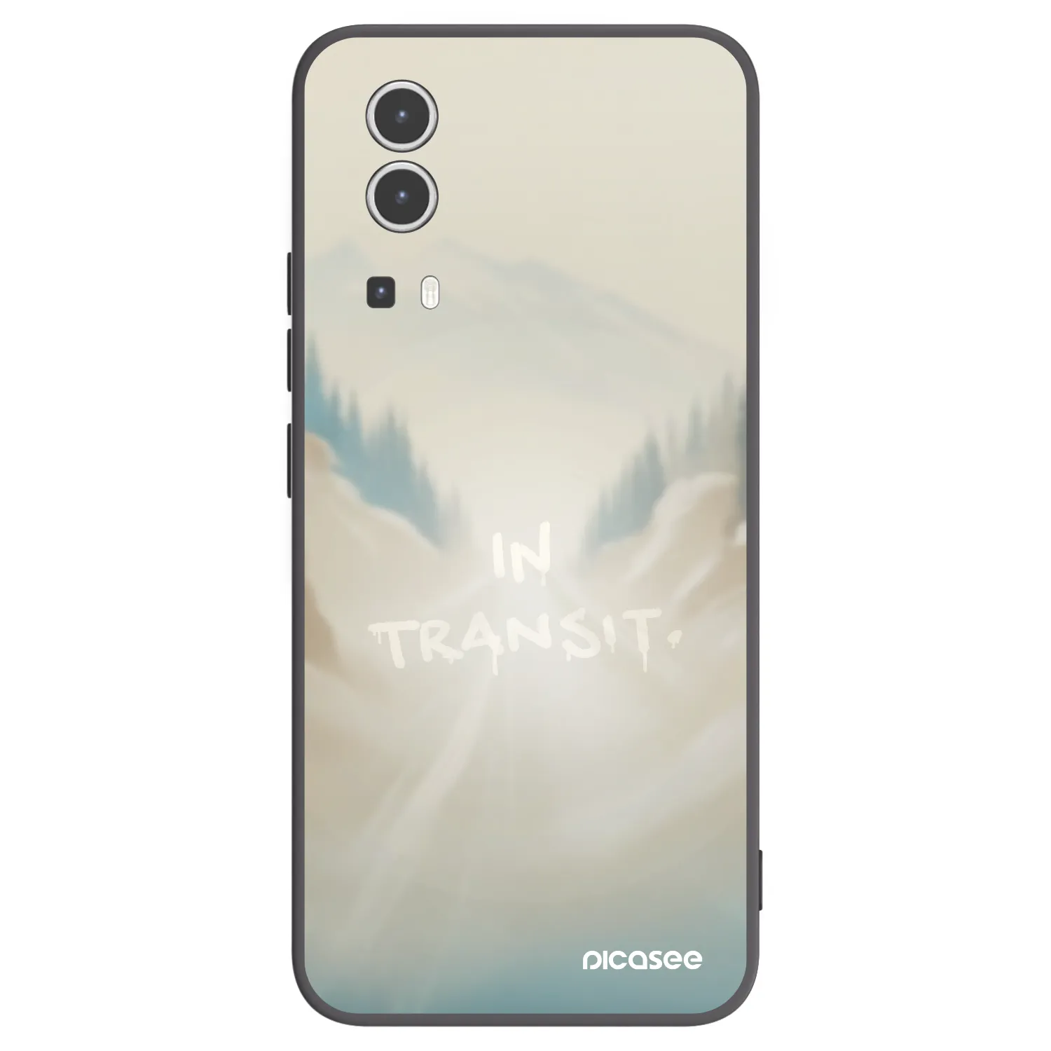 Picasee Μαύρη θήκη σιλικόνης για Vivo Y72 5G - IN TRANSIT