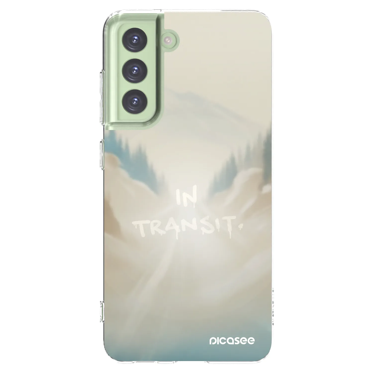 Picasee διαφανής θήκη σιλικόνης Samsung Galaxy S21 FE 5G - IN TRANSIT
