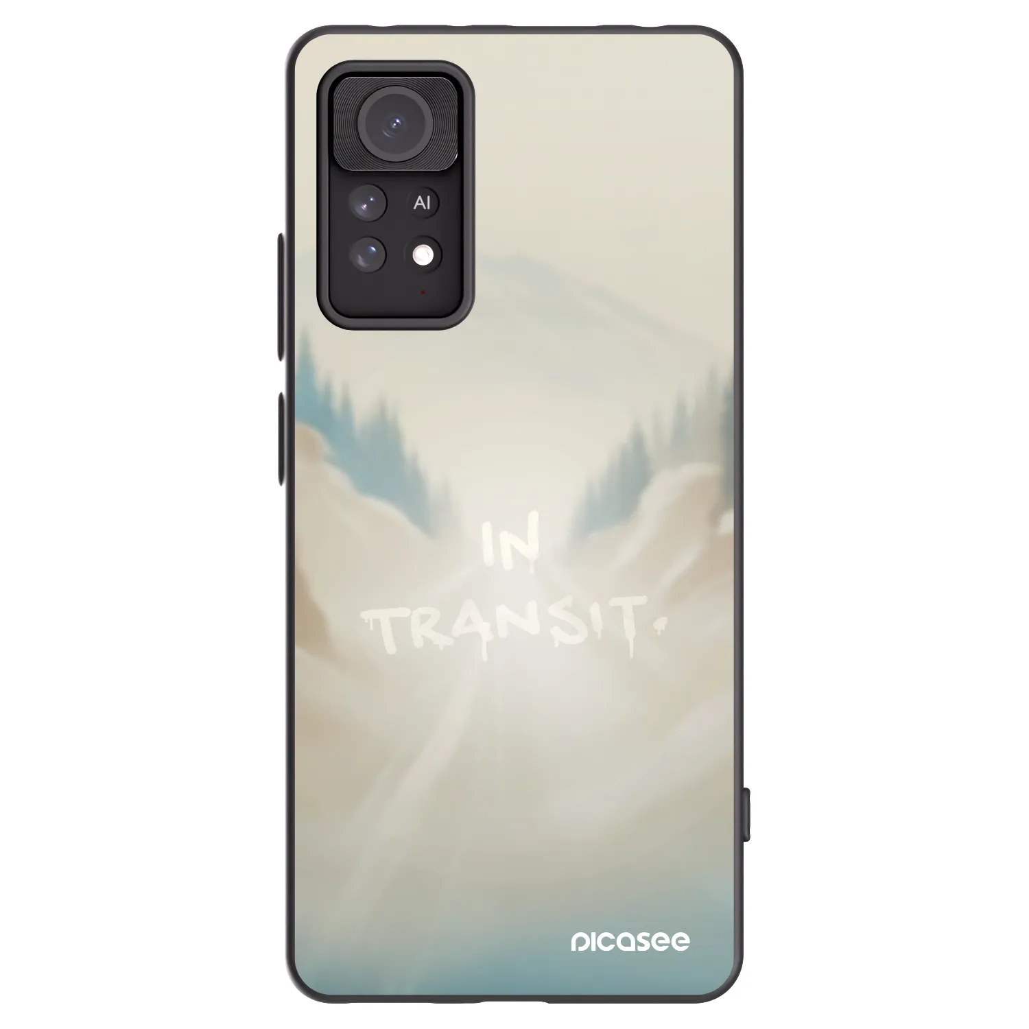 Picasee Μαύρη θήκη σιλικόνης για Xiaomi Redmi Note 11 Pro 5G - IN TRANSIT