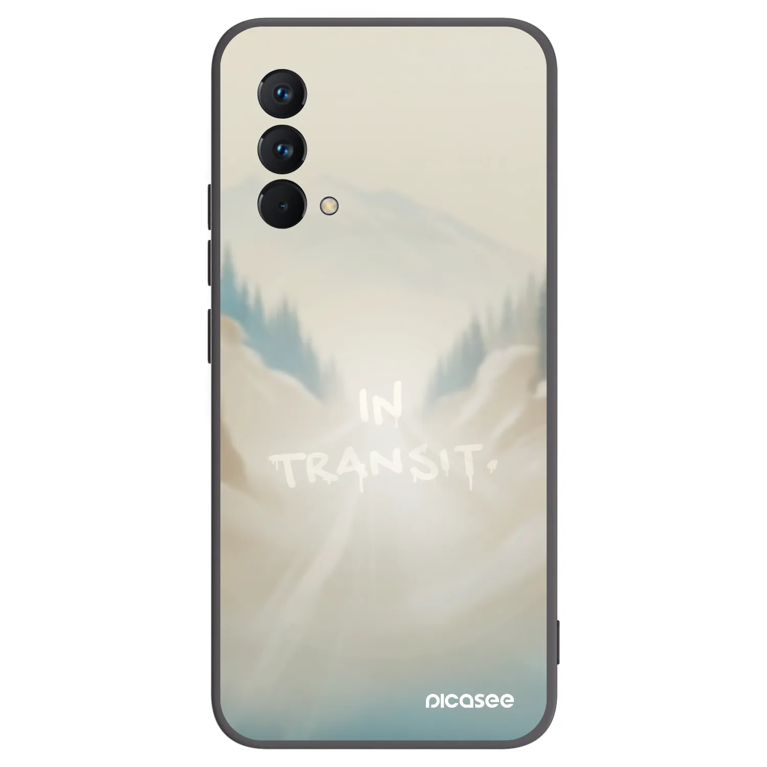 Picasee Μαύρη θήκη σιλικόνης για Realme GT Master Edition 5G - IN TRANSIT