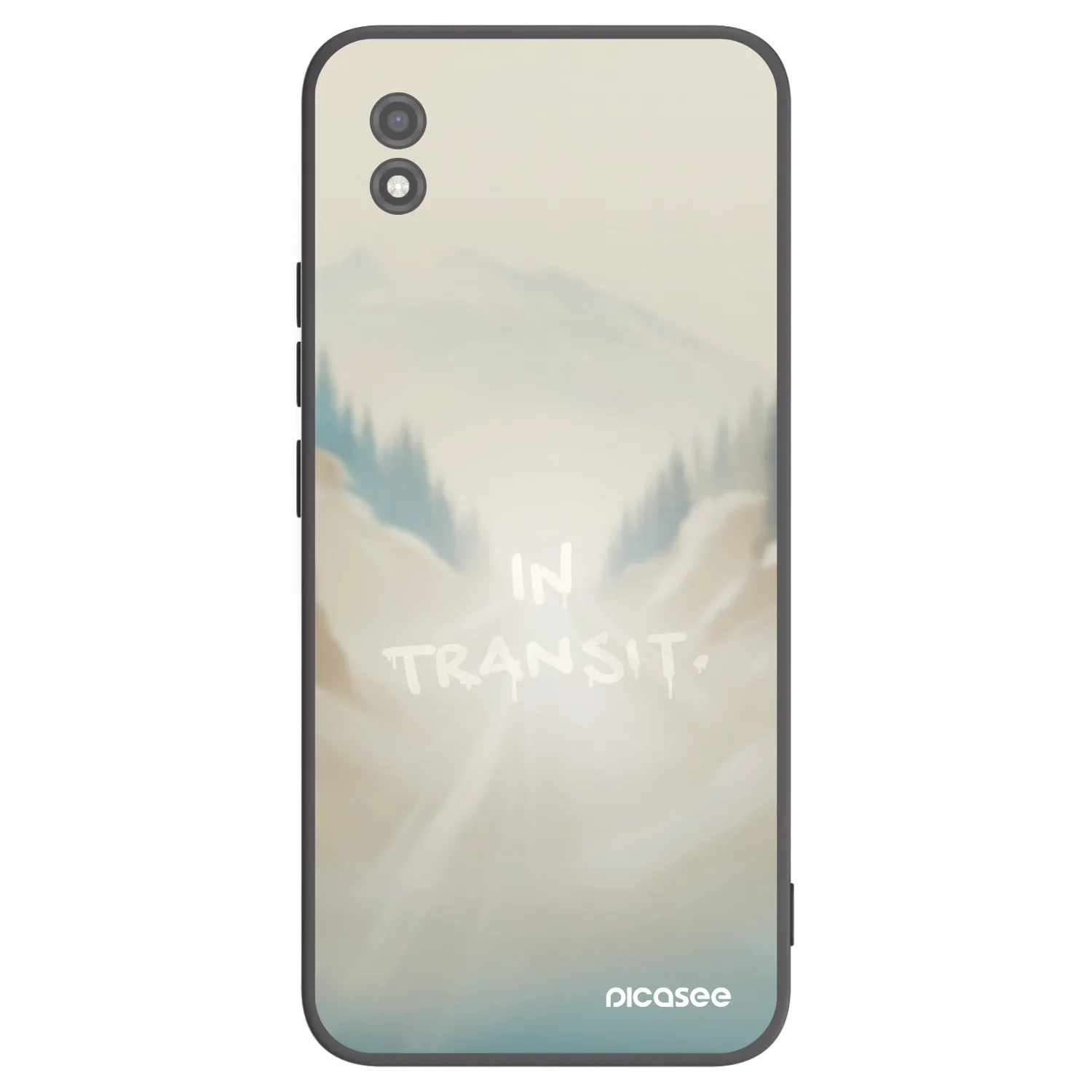 Picasee Μαύρη θήκη σιλικόνης για Realme C11 (2021) - IN TRANSIT