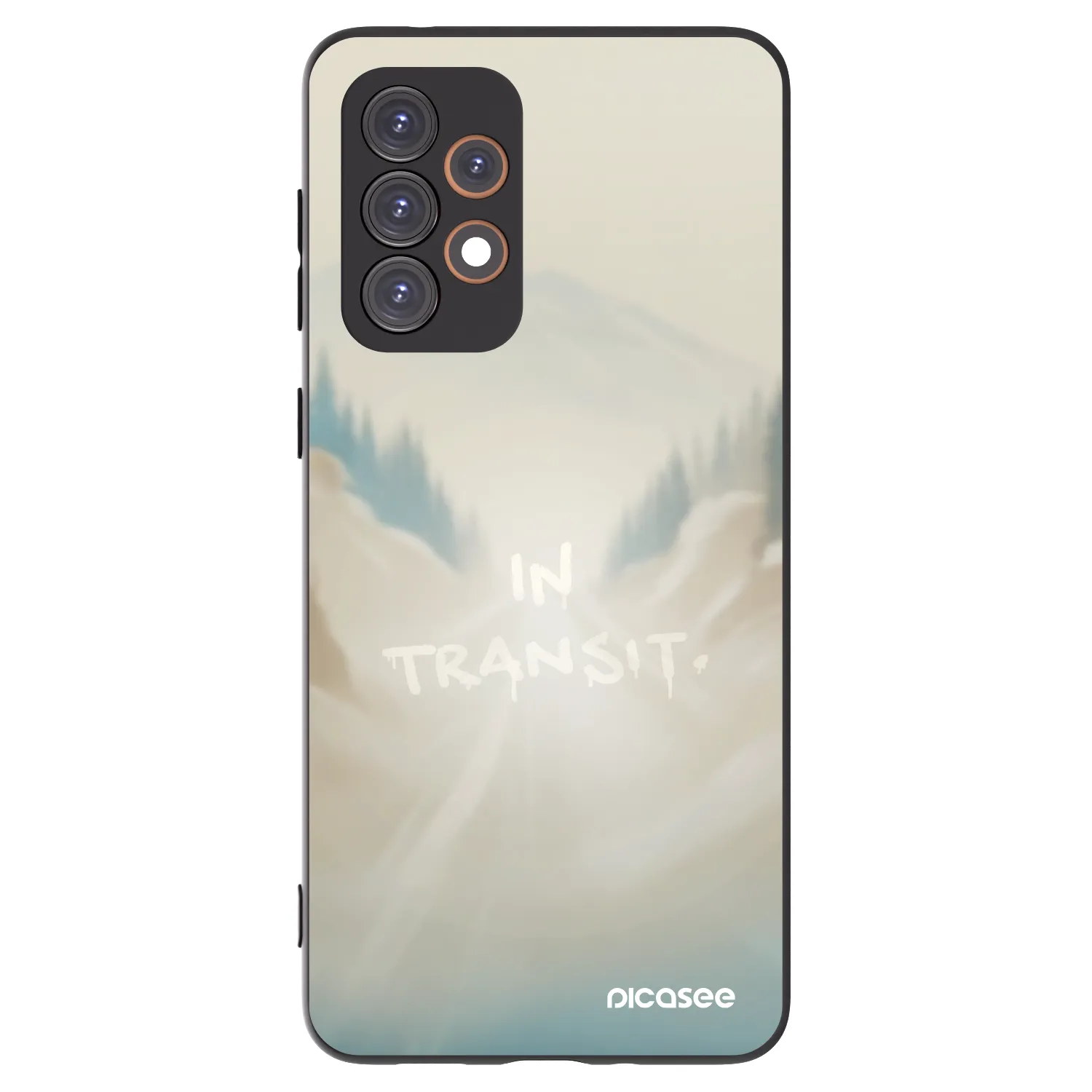 Picasee Μαύρη θήκη σιλικόνης για Samsung Galaxy A33 5G A336 - IN TRANSIT