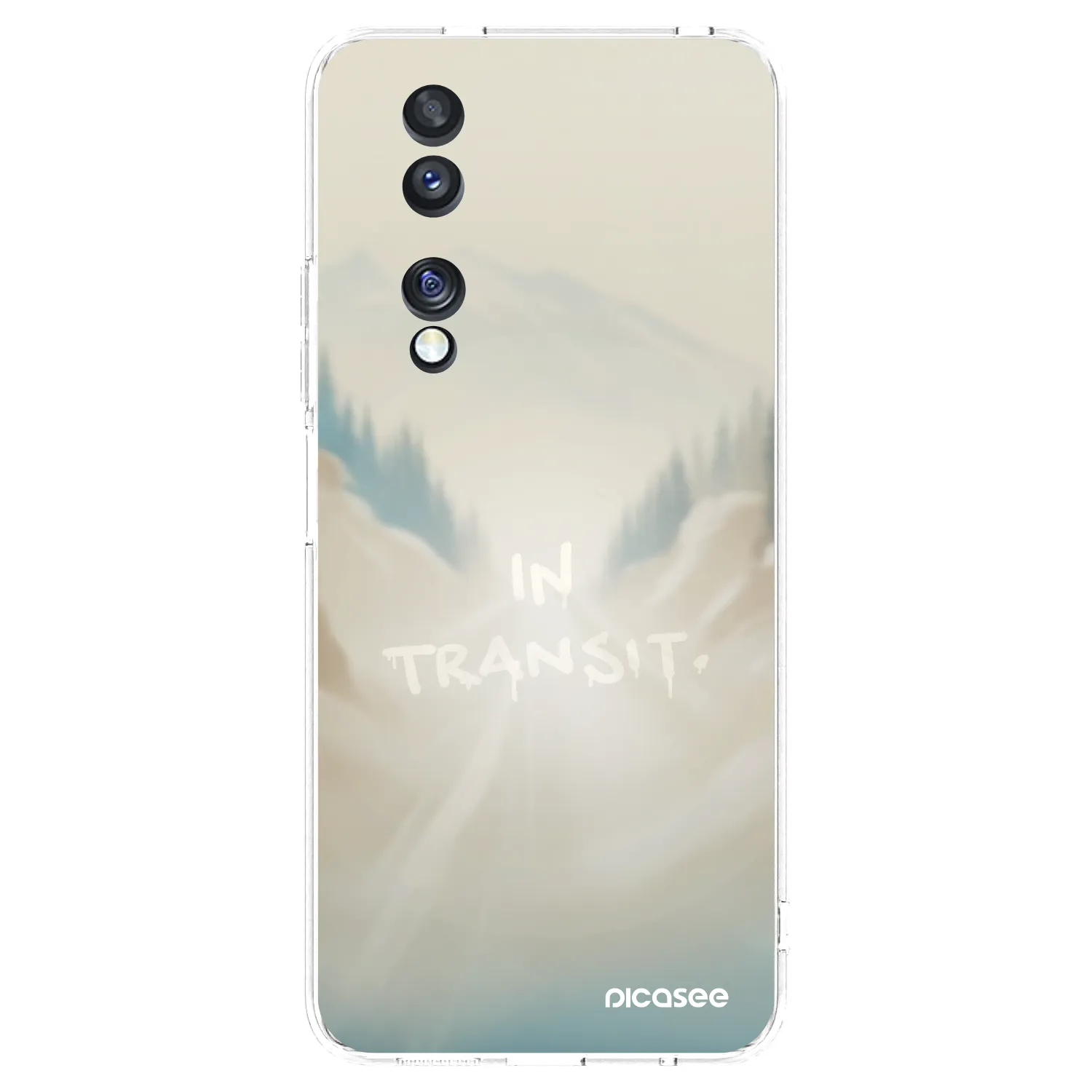 Picasee διαφανής θήκη σιλικόνης Honor 70 - IN TRANSIT