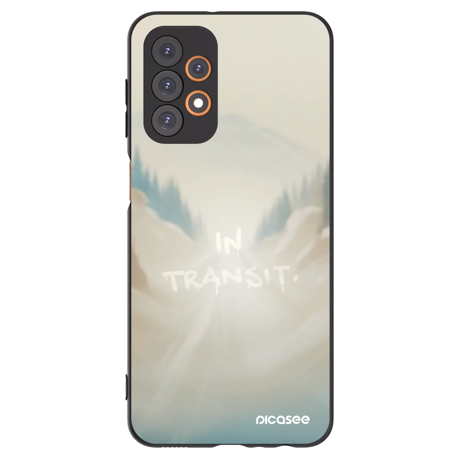 Picasee Μαύρη θήκη σιλικόνης για Samsung Galaxy A23 A235F 4G - IN TRANSIT