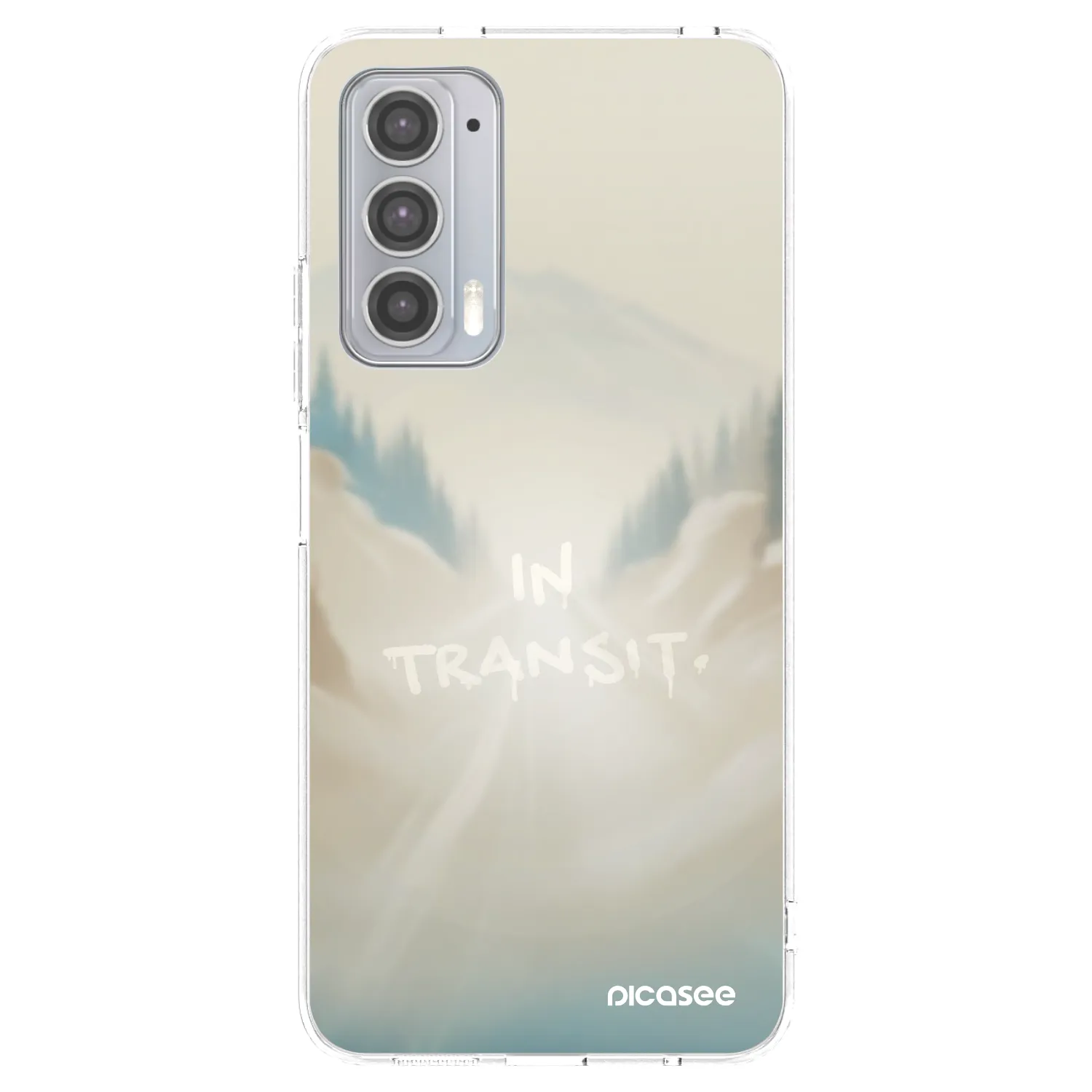 Picasee διαφανής θήκη σιλικόνης Motorola Edge 20 - IN TRANSIT