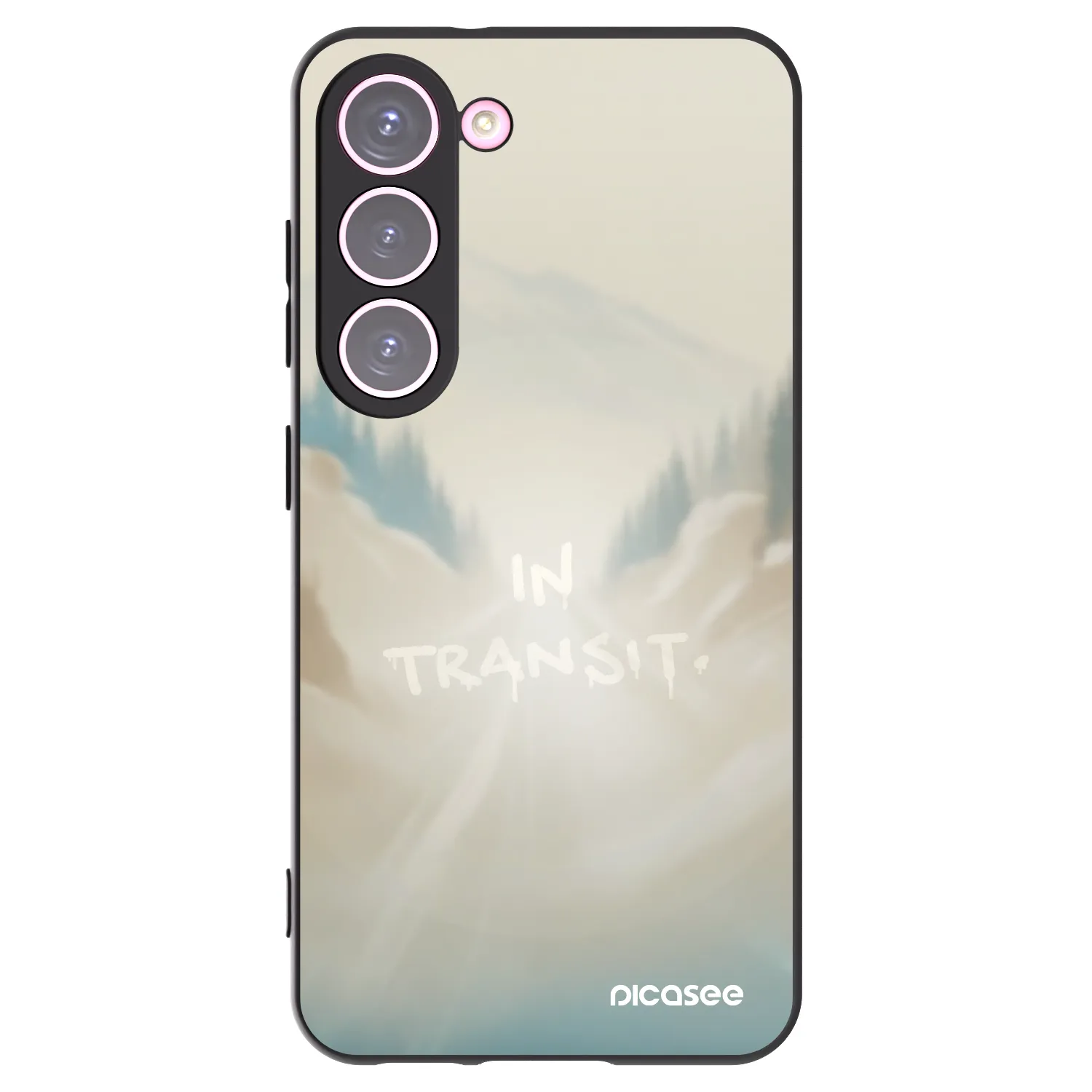 Picasee Μαύρη θήκη σιλικόνης για Samsung Galaxy S23 5G - IN TRANSIT