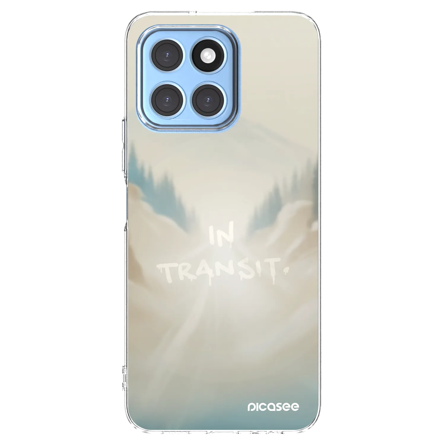 Picasee διαφανής θήκη σιλικόνης Honor X8 5G - IN TRANSIT