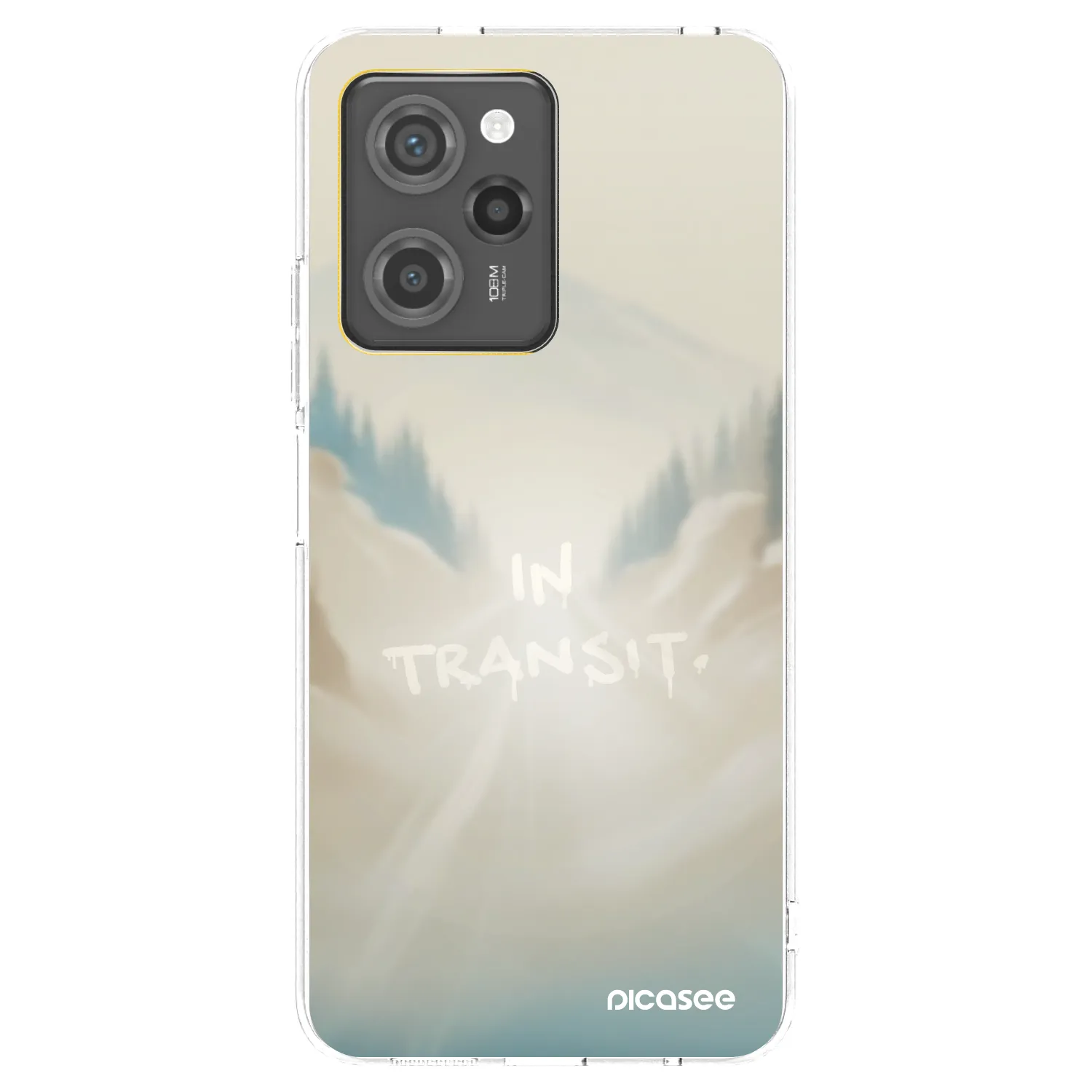 Picasee Μαύρη θήκη σιλικόνης για Xiaomi Poco X5 Pro - IN TRANSIT