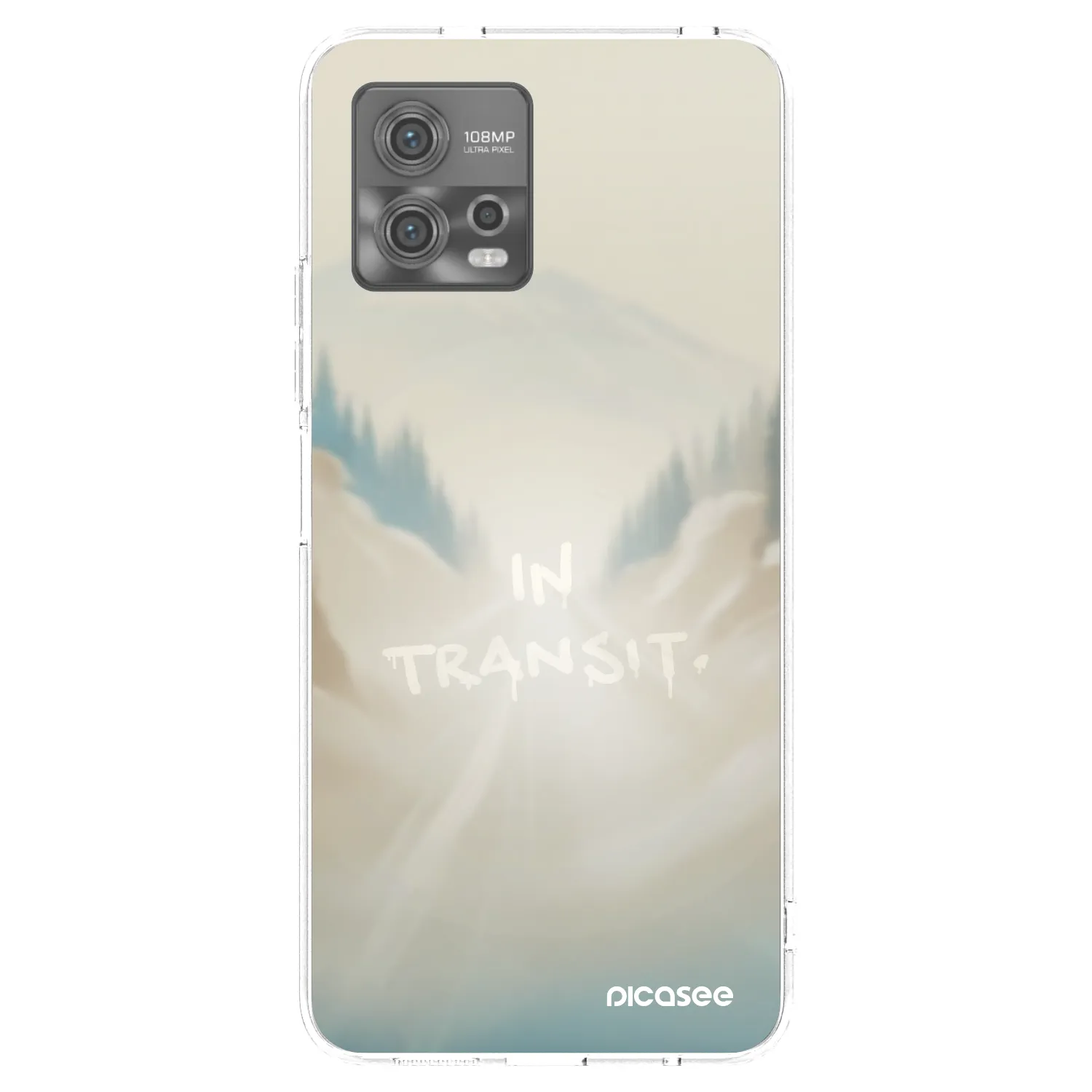 Picasee διαφανής θήκη σιλικόνης Motorola Moto G72 - IN TRANSIT