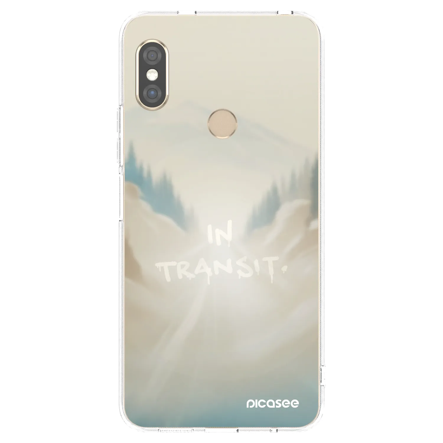 Picasee διαφανής θήκη σιλικόνης Xiaomi Redmi Note 5 Global - IN TRANSIT