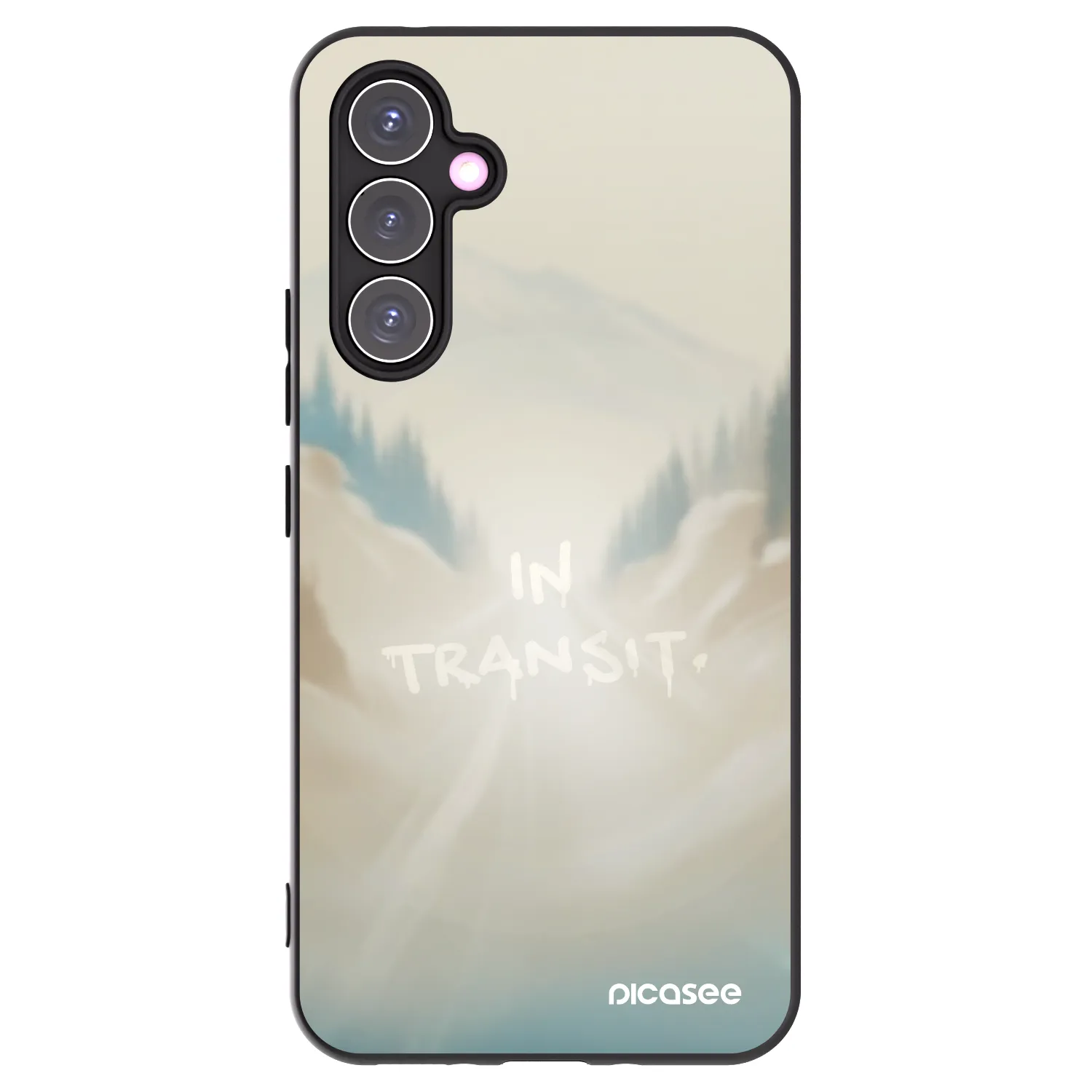 Picasee Μαύρη θήκη σιλικόνης για Samsung Galaxy A54 5G A546B - IN TRANSIT