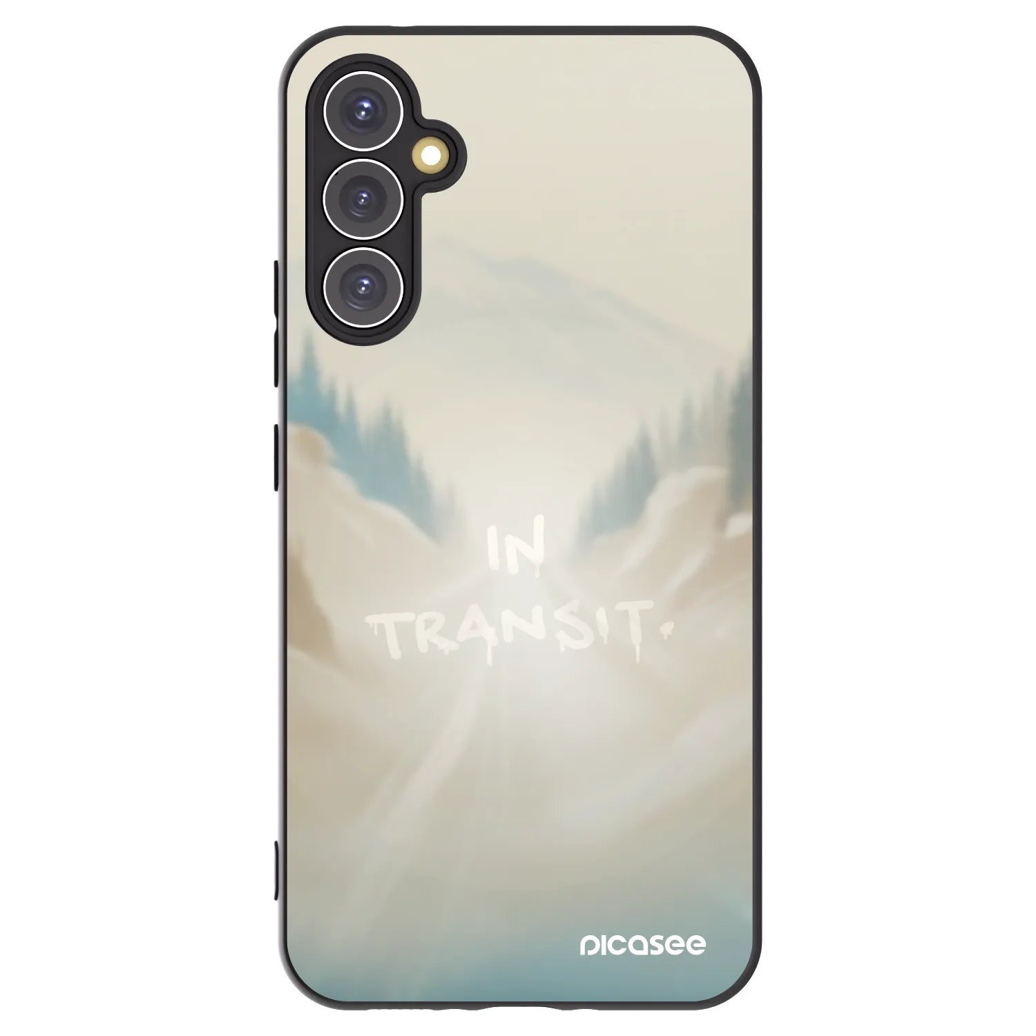 Picasee Μαύρη θήκη σιλικόνης για Samsung Galaxy A34 5G A346B - IN TRANSIT