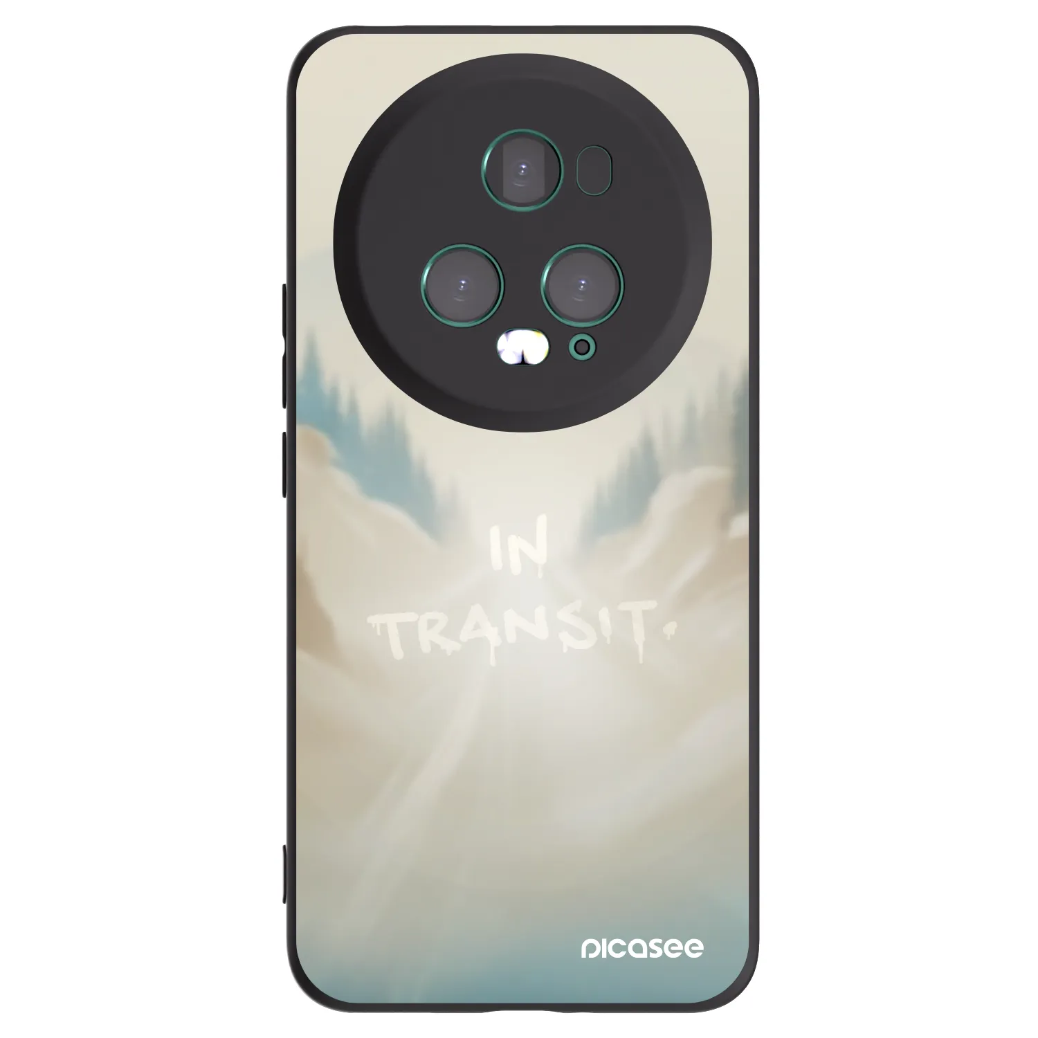 Picasee Μαύρη θήκη σιλικόνης για Honor Magic5 Pro - IN TRANSIT