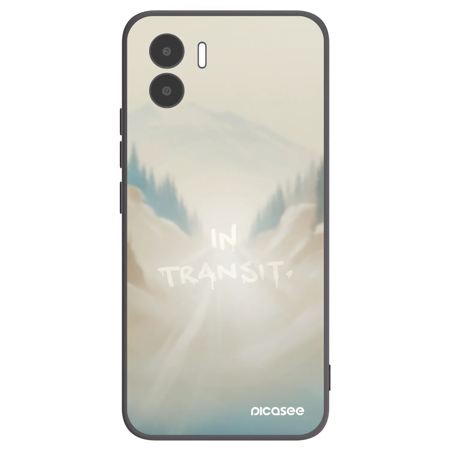 Picasee Μαύρη θήκη σιλικόνης για Xiaomi Redmi A2 - IN TRANSIT