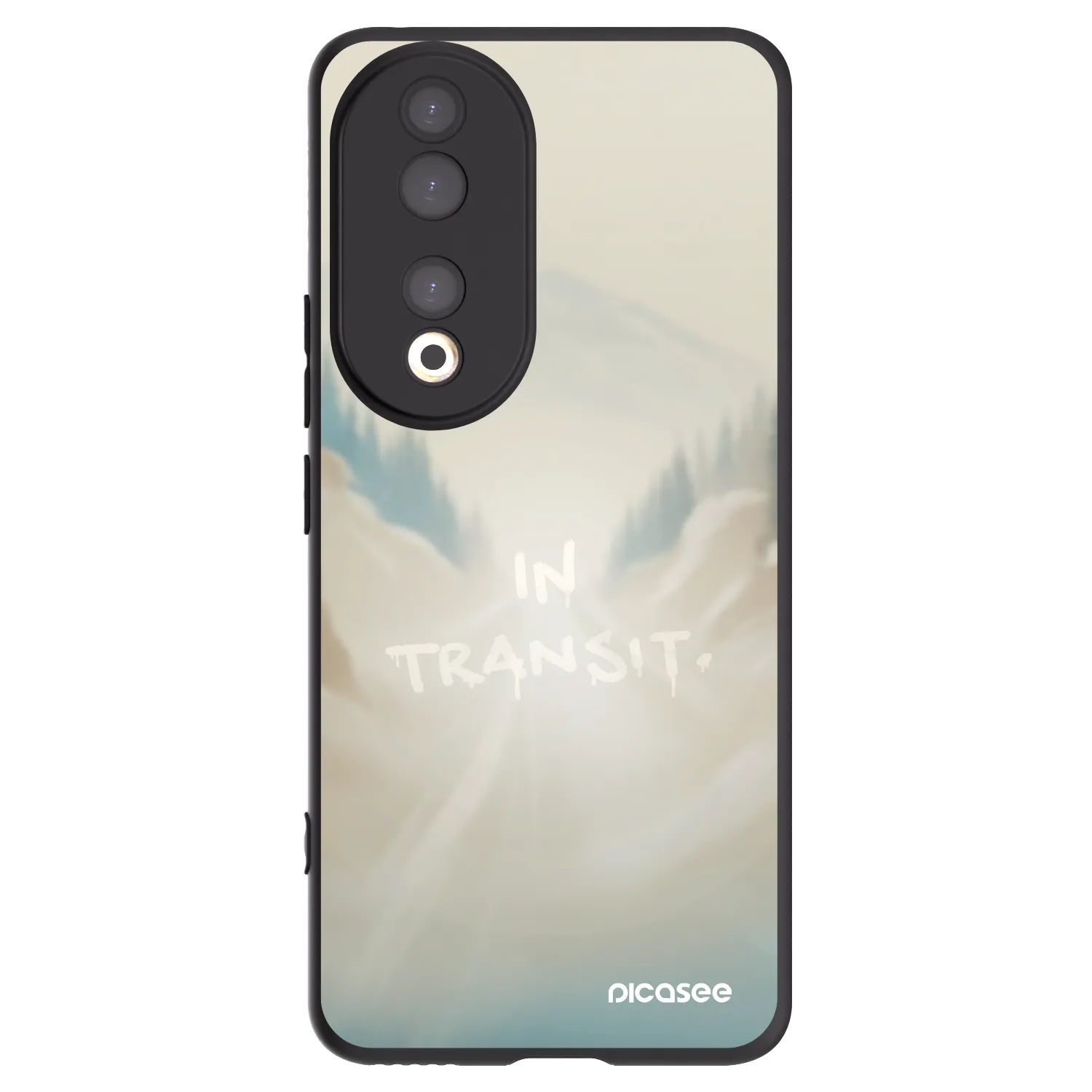 Picasee Μαύρη θήκη σιλικόνης για Honor 90 5G - IN TRANSIT