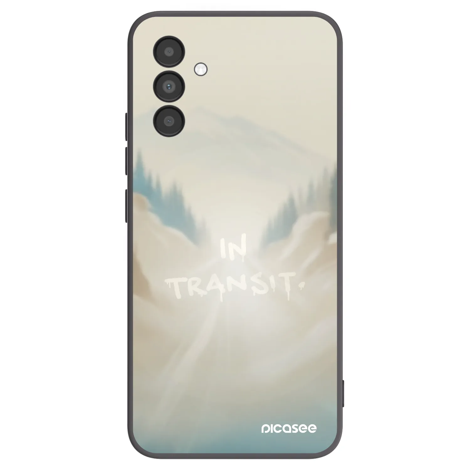 Picasee Μαύρη θήκη σιλικόνης για Samsung Galaxy A04s A047F - IN TRANSIT