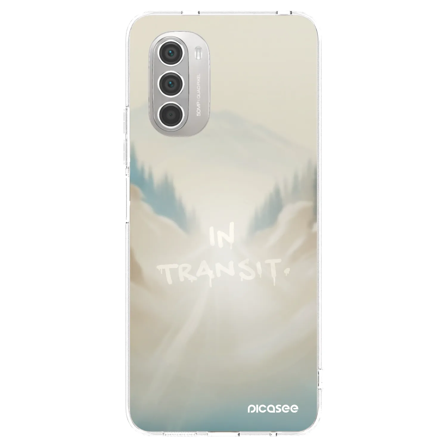 Picasee διαφανής θήκη σιλικόνης Motorola Moto G51 - IN TRANSIT