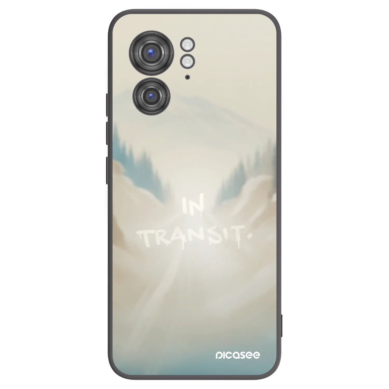 Picasee Μαύρη θήκη σιλικόνης για Motorola Edge 40 - IN TRANSIT