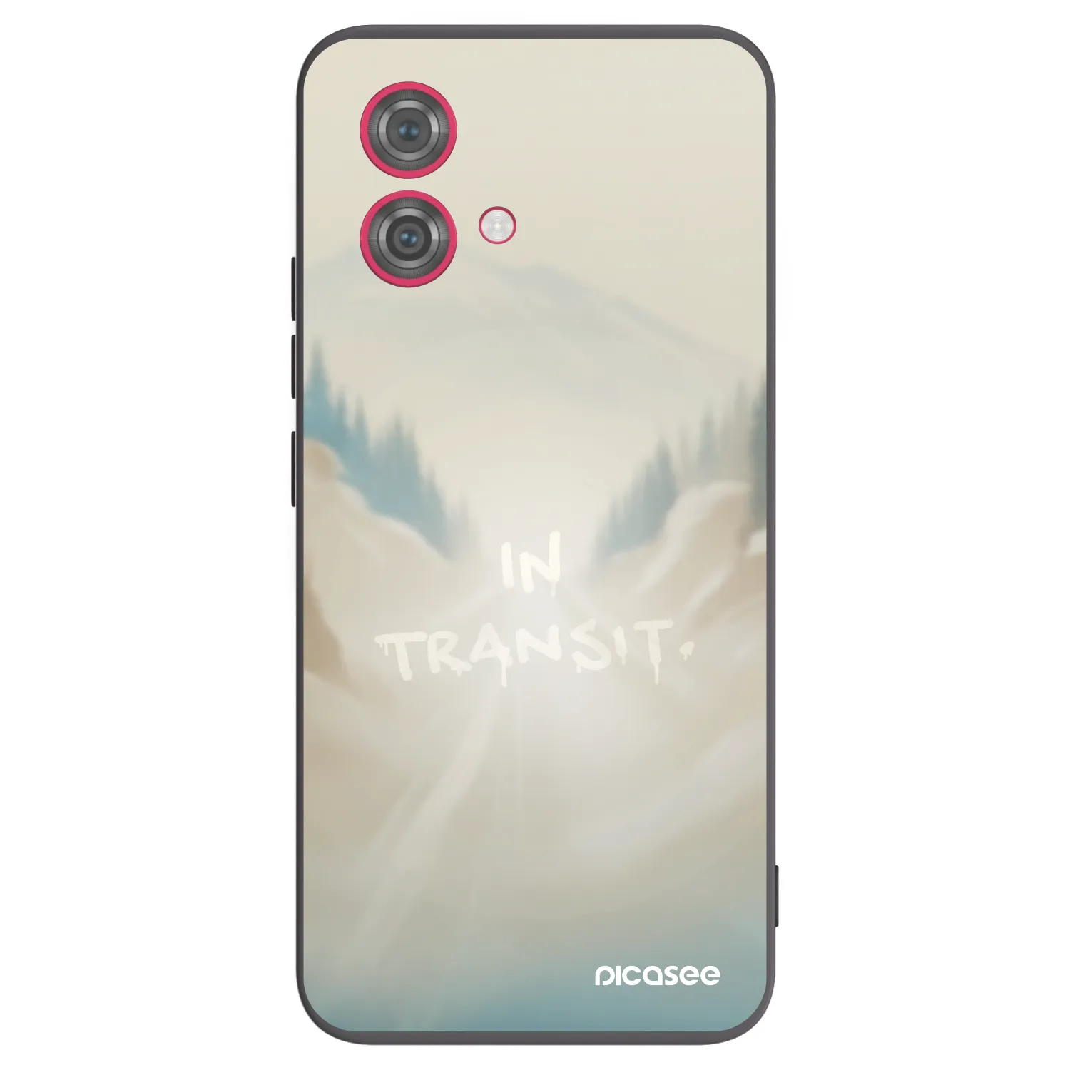 Picasee Μαύρη θήκη σιλικόνης για Motorola Moto G84 5G - IN TRANSIT