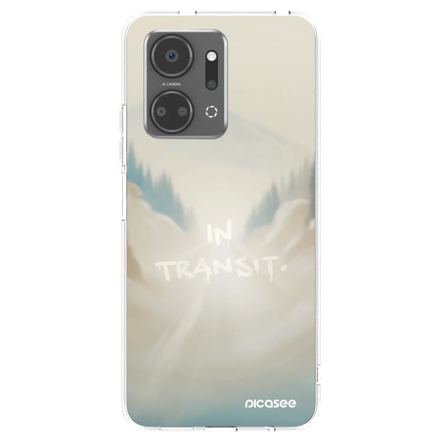 Picasee διαφανής θήκη σιλικόνης Honor X7a - IN TRANSIT