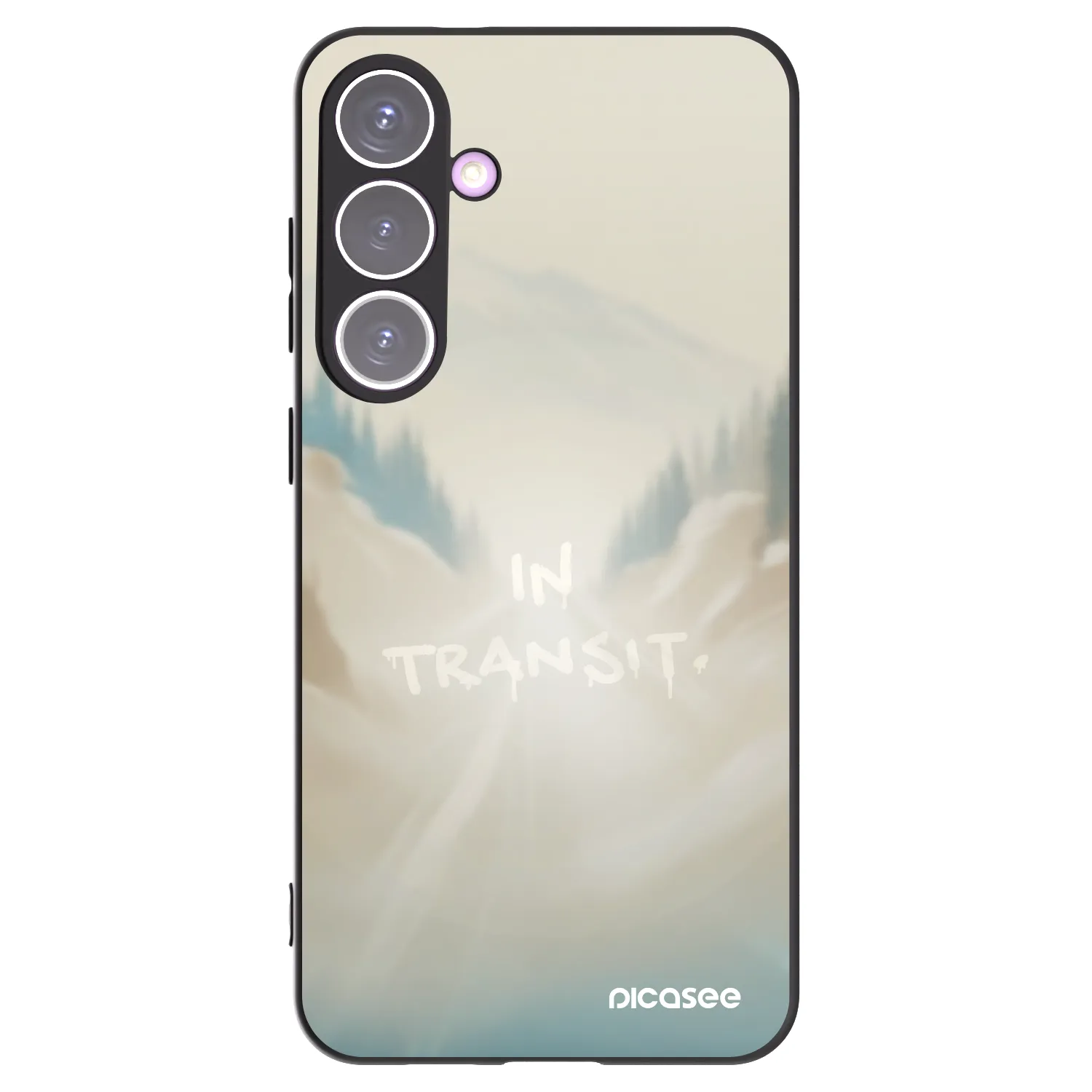 Picasee Μαύρη θήκη σιλικόνης για Samsung Galaxy S24+ S926B 5G - IN TRANSIT