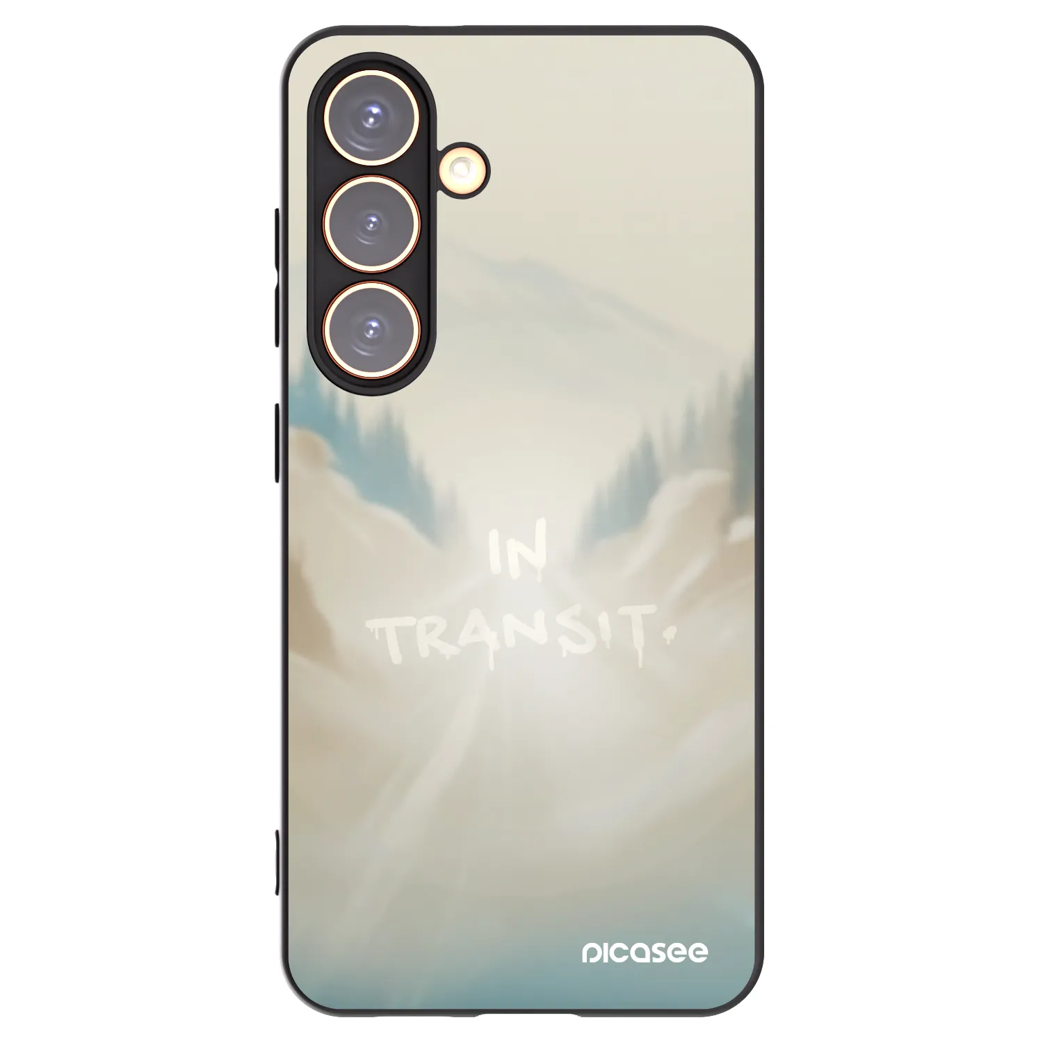 Picasee Μαύρη θήκη σιλικόνης για Samsung Galaxy S24 S921B 5G - IN TRANSIT