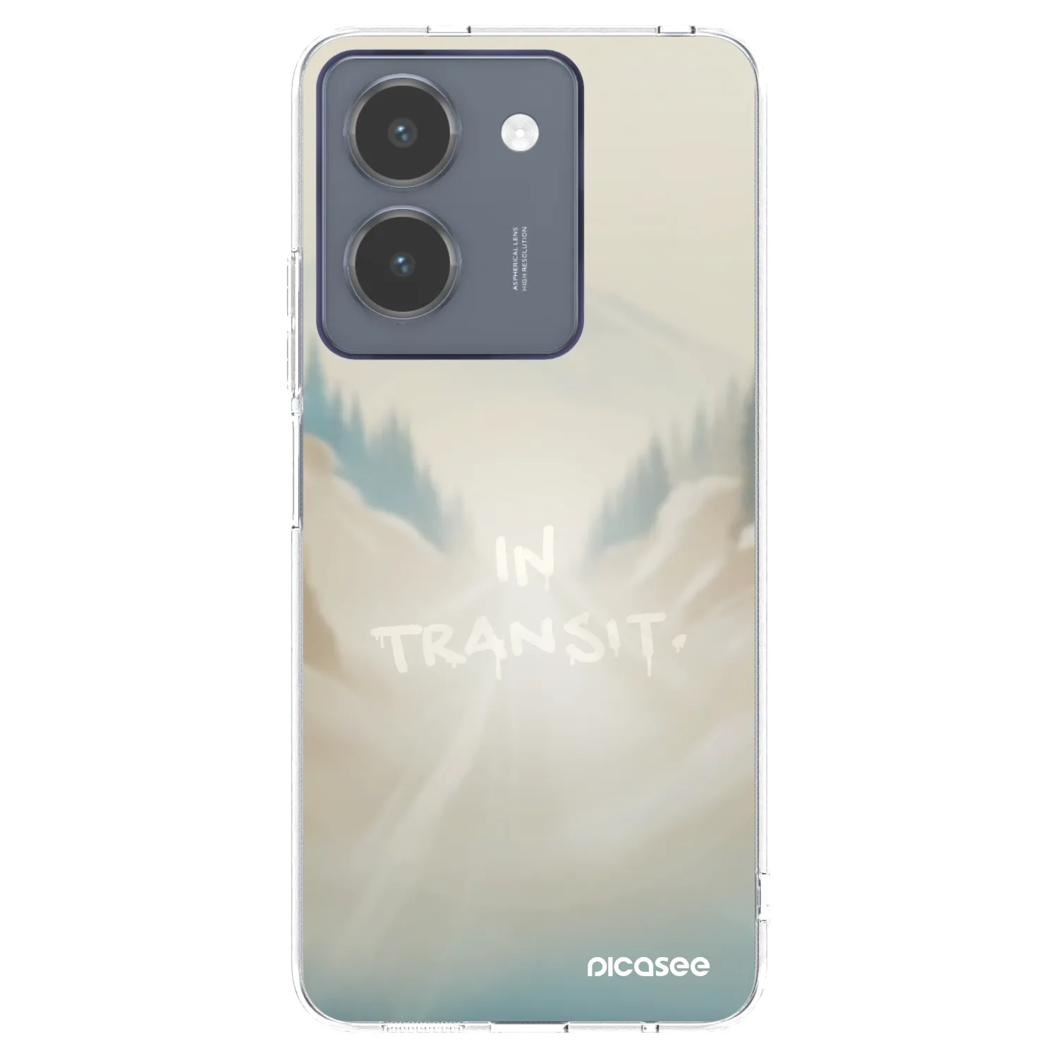 Picasee διαφανής θήκη σιλικόνης Vivo Y36 4G - IN TRANSIT