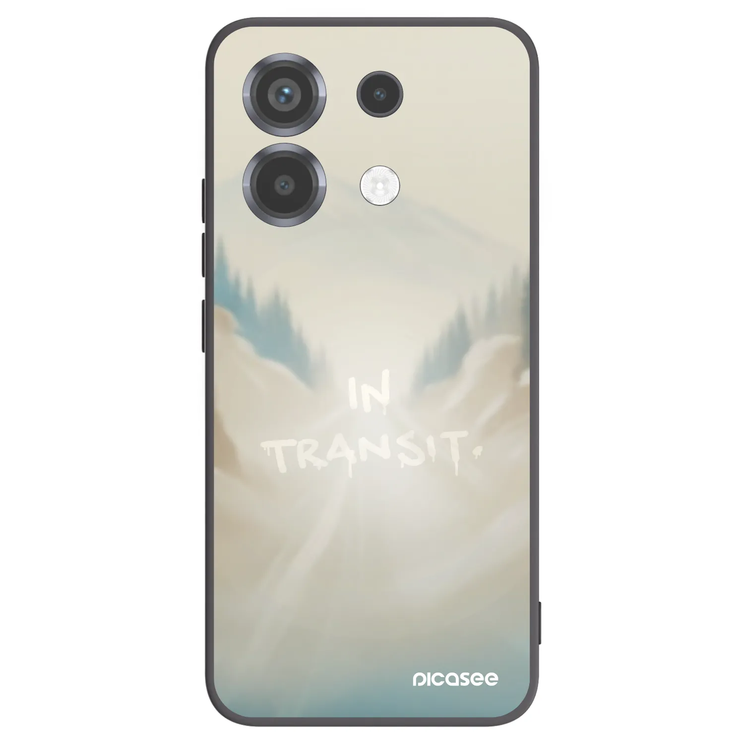 Picasee Μαύρη θήκη σιλικόνης για Xiaomi Poco X6 - IN TRANSIT