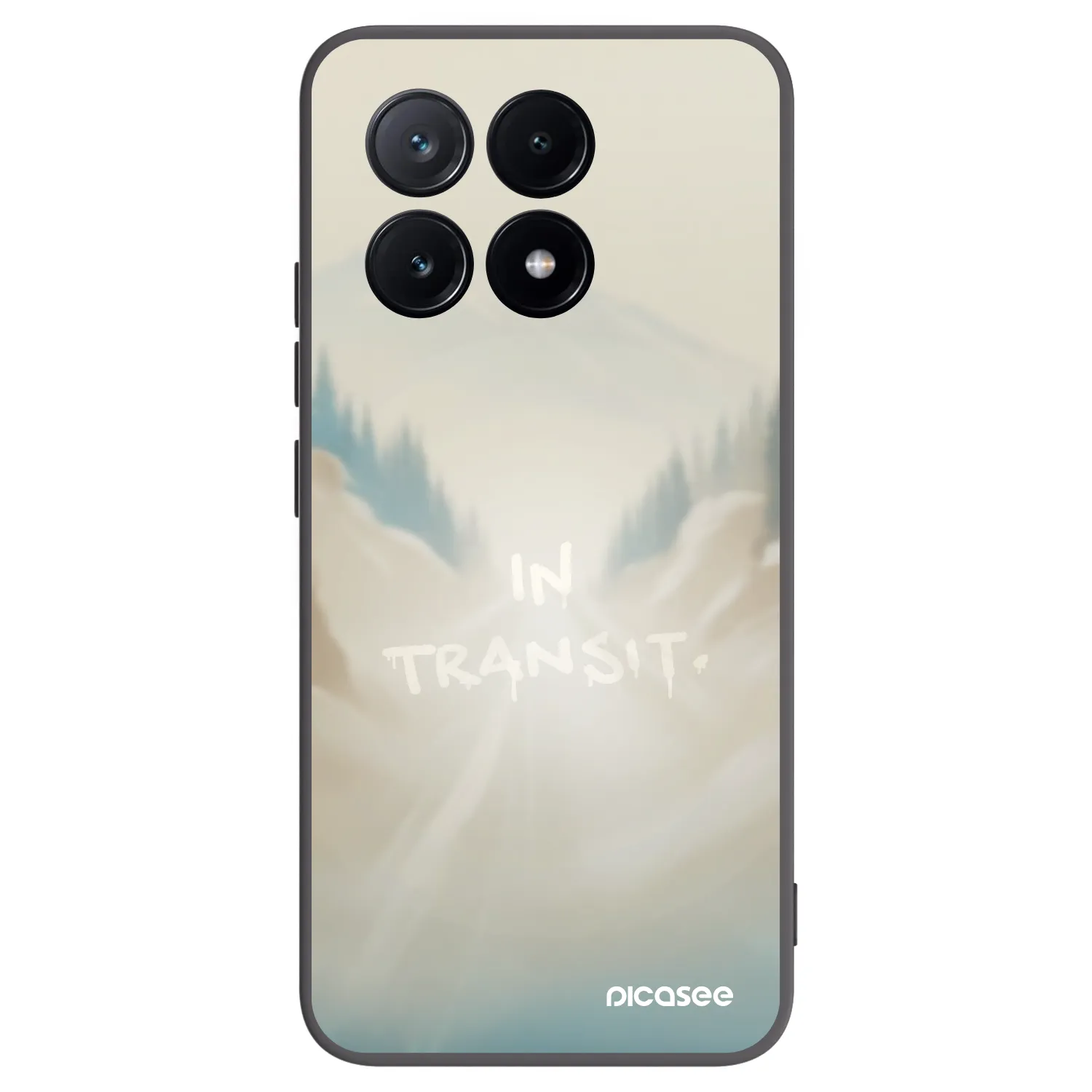 Picasee Μαύρη θήκη σιλικόνης για Xiaomi Poco X6 Pro - IN TRANSIT