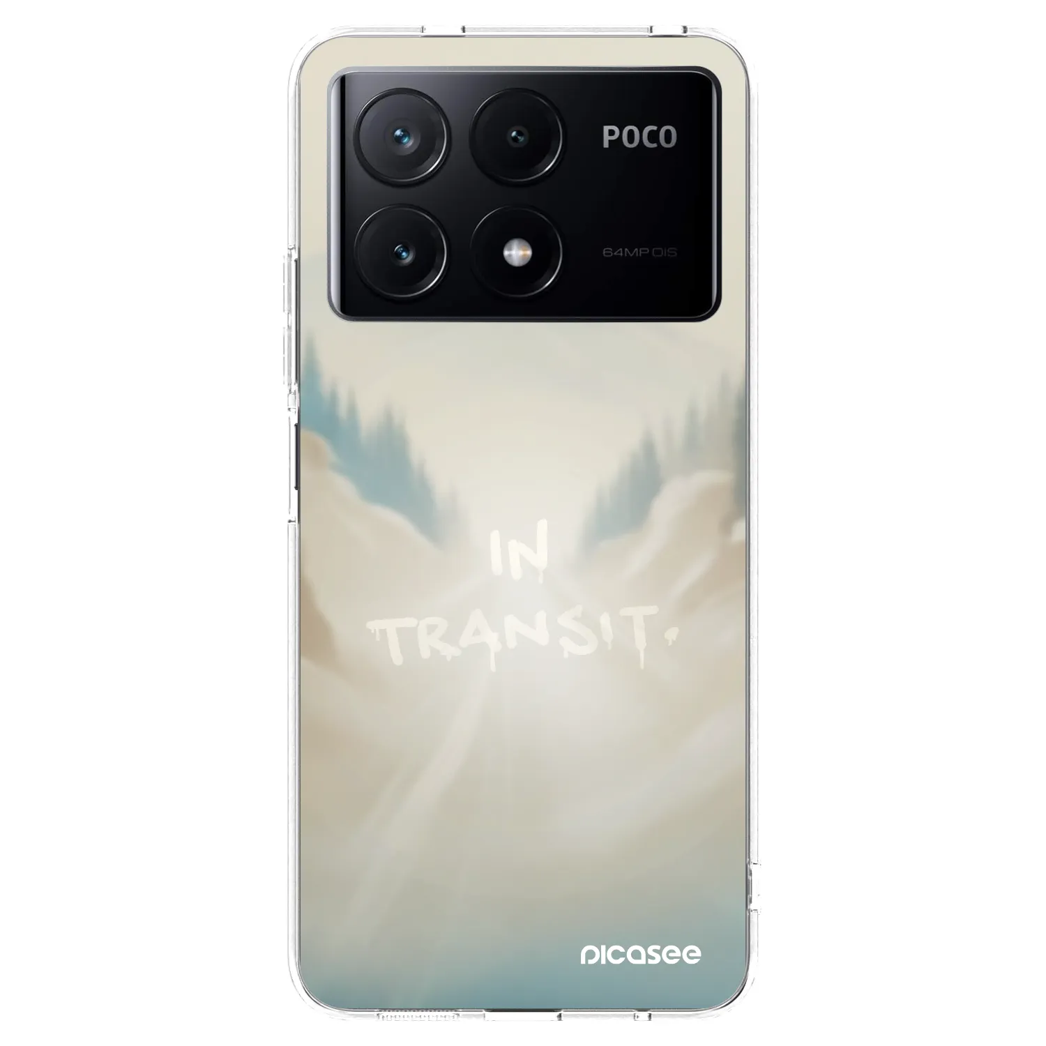 Picasee διαφανής θήκη σιλικόνης Xiaomi Poco X6 Pro - IN TRANSIT