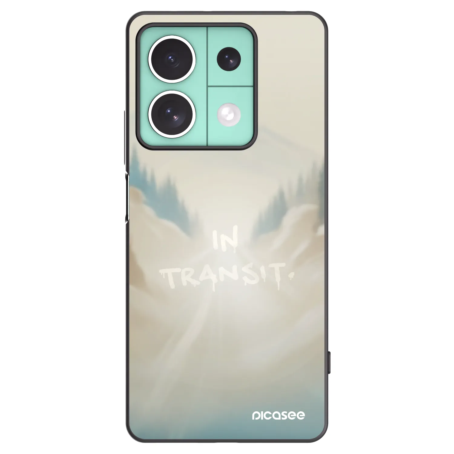 Picasee Μαύρη θήκη σιλικόνης για Xiaomi Redmi Note 13 5G - IN TRANSIT